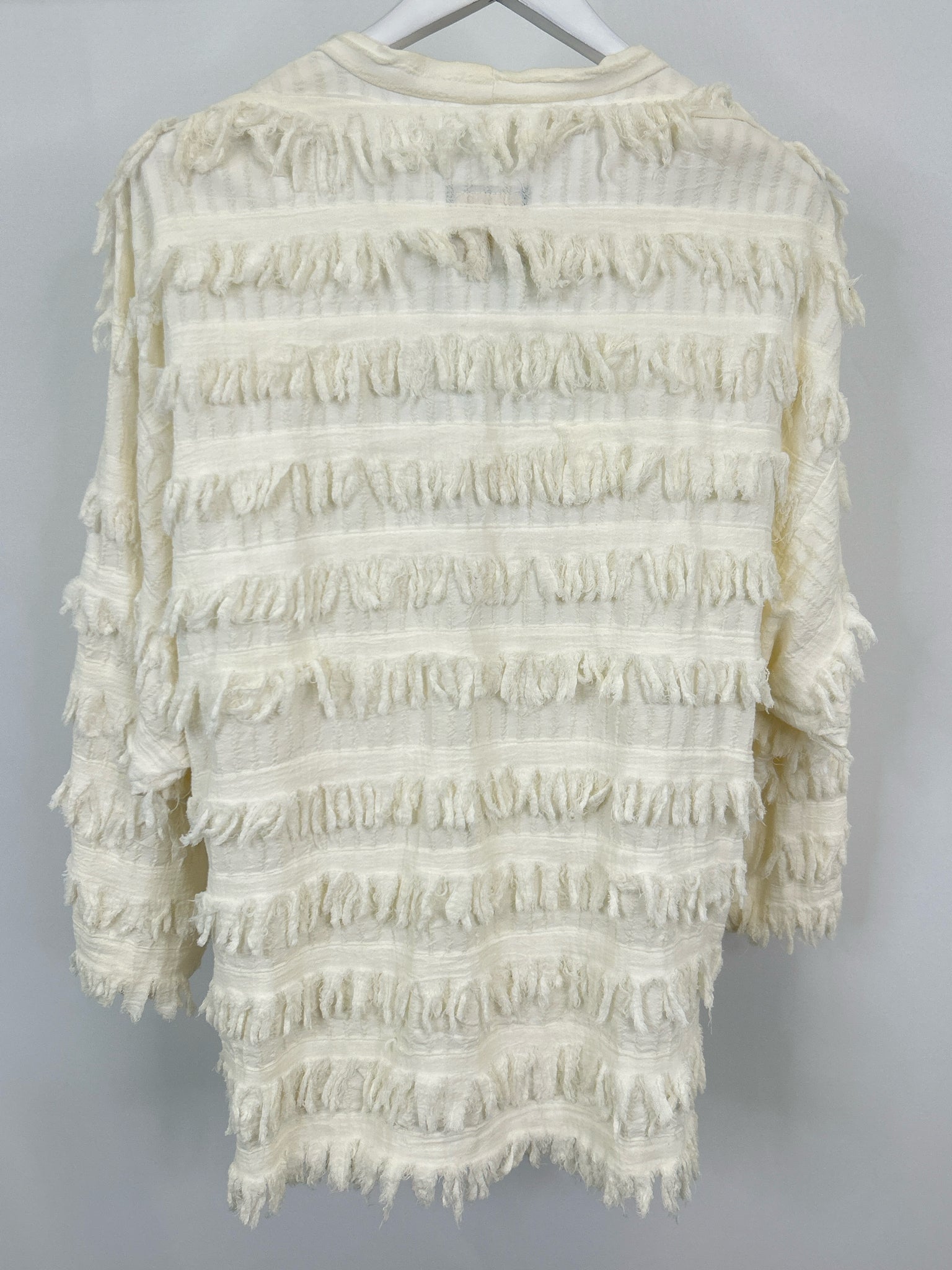 PAULA SWEET Size S White Women Cardigan