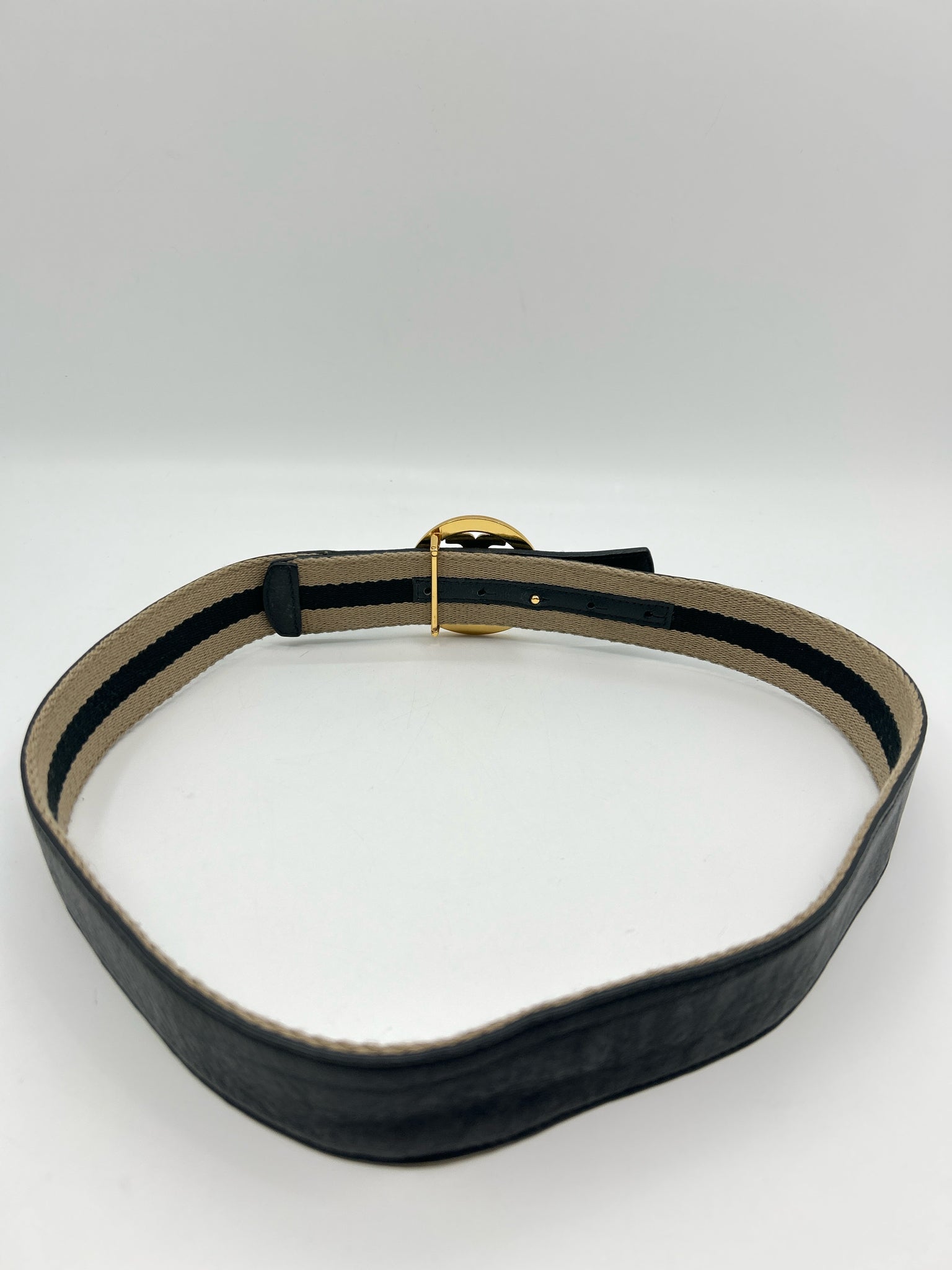 TORY BURCH Black & Beige Belt