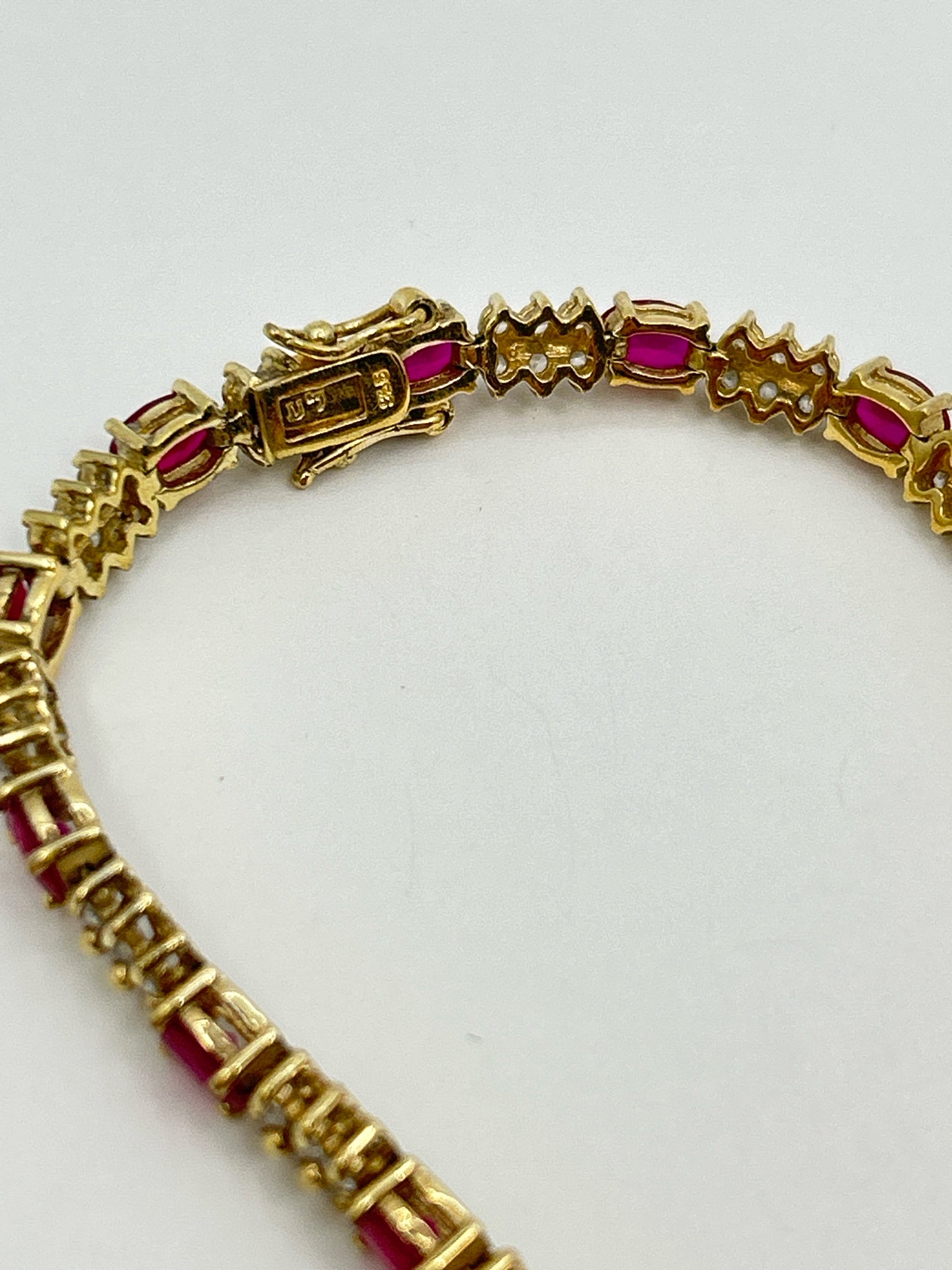 NO BRAND Gold and red Bracelet