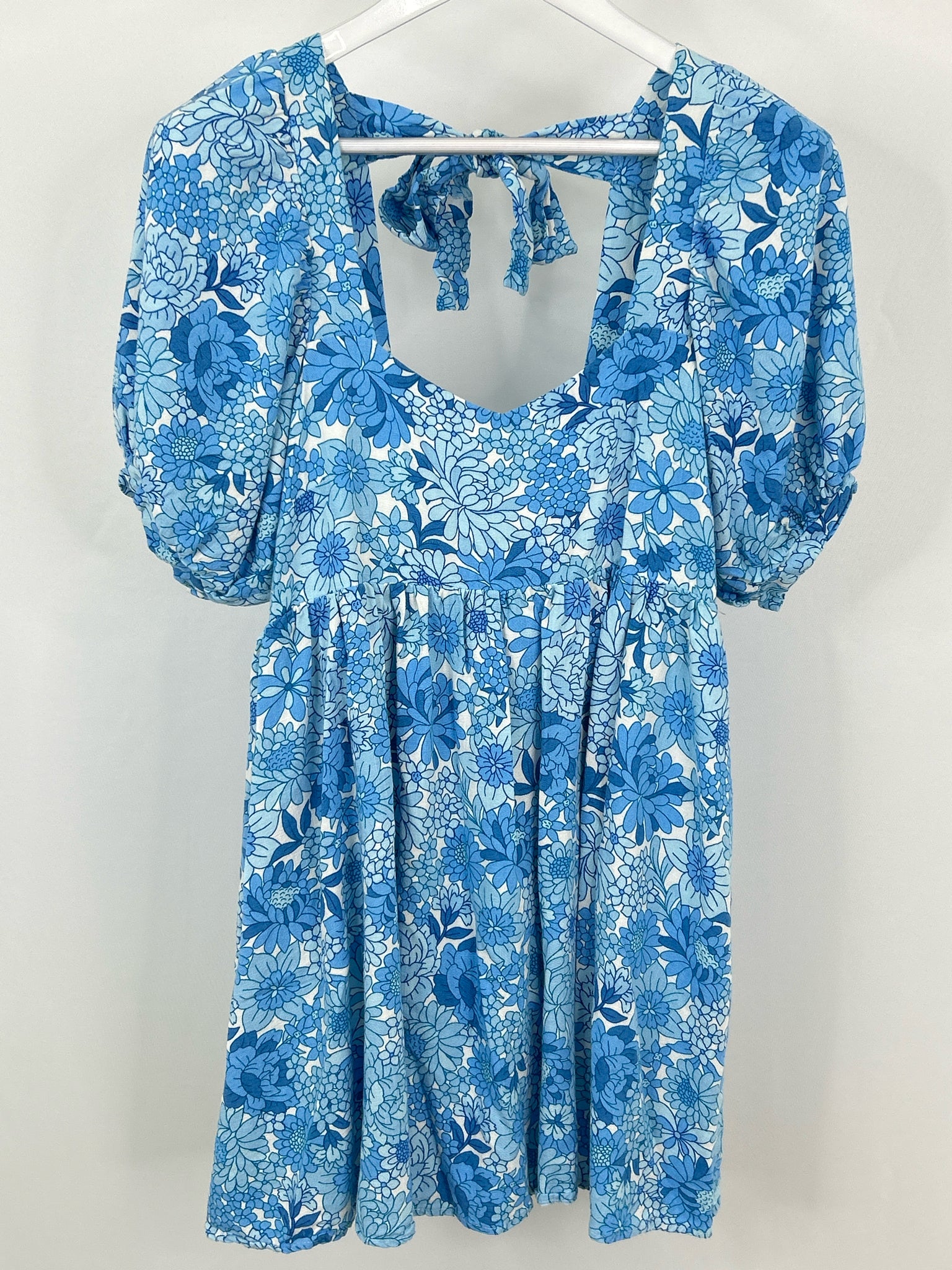 Petal & Pup Size M Blue Print Women Dress