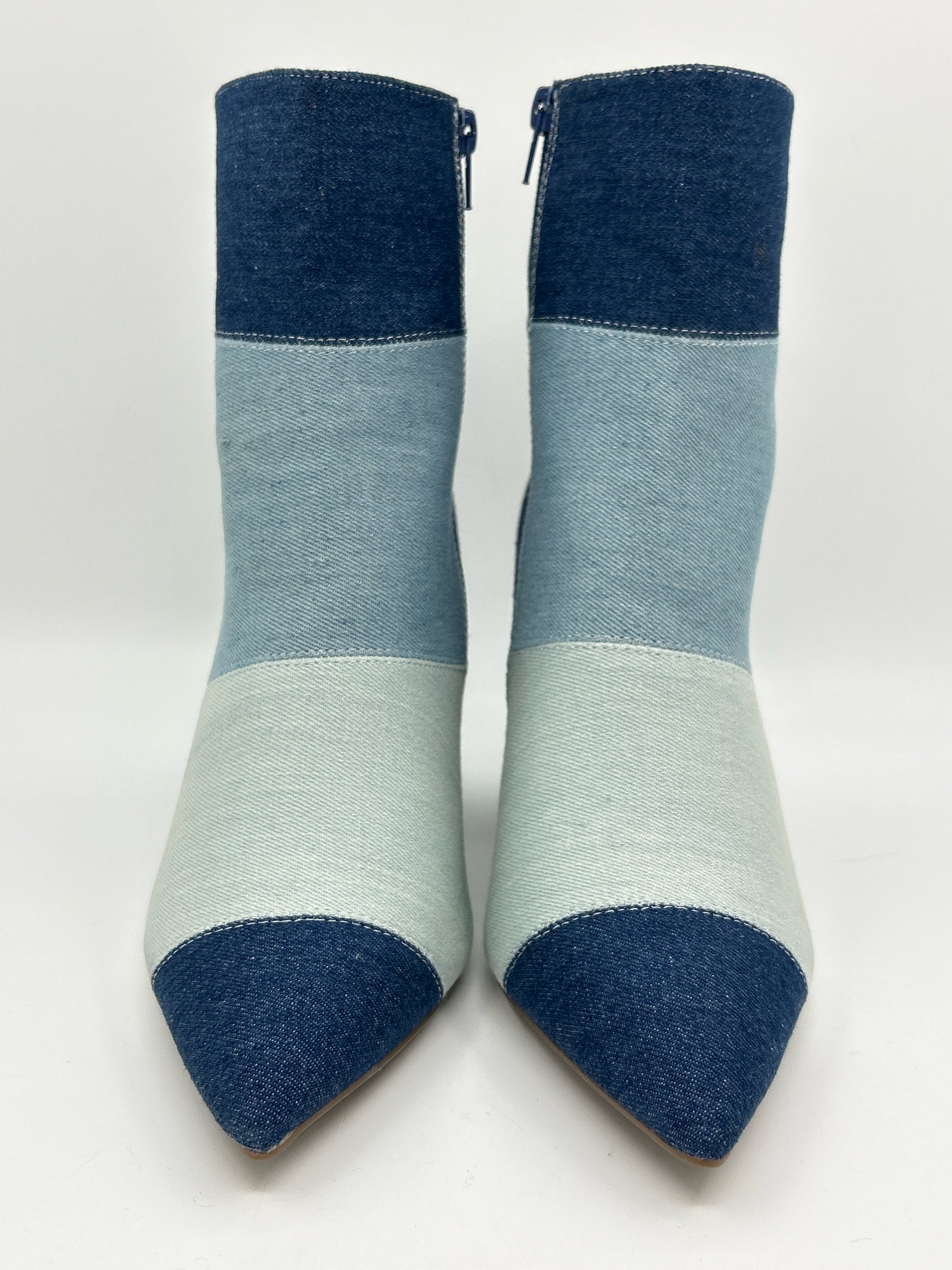 MADDEN GIRL Size 10M BLUE DENIM Women Booties