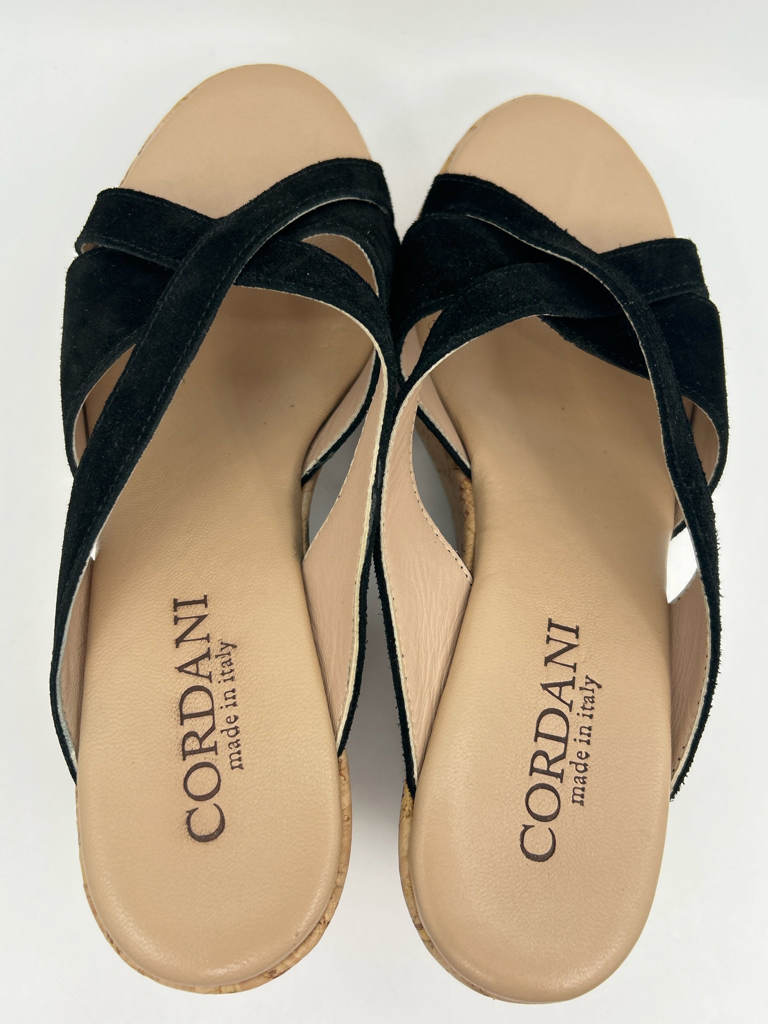 CORDANI Size 39 Black Women Sandal