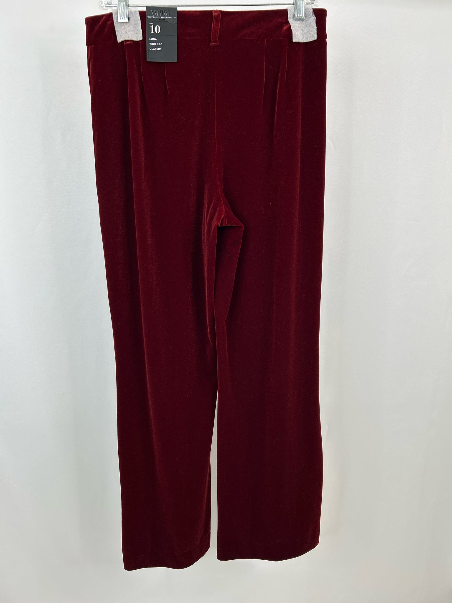 White House Black Market Size 10 Maroon Women Pants