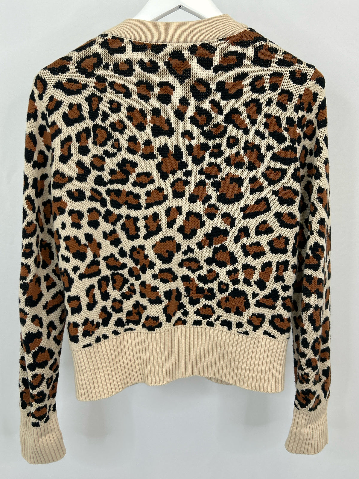 CABI Size XS CREAM AND BLACK Women Cardigan