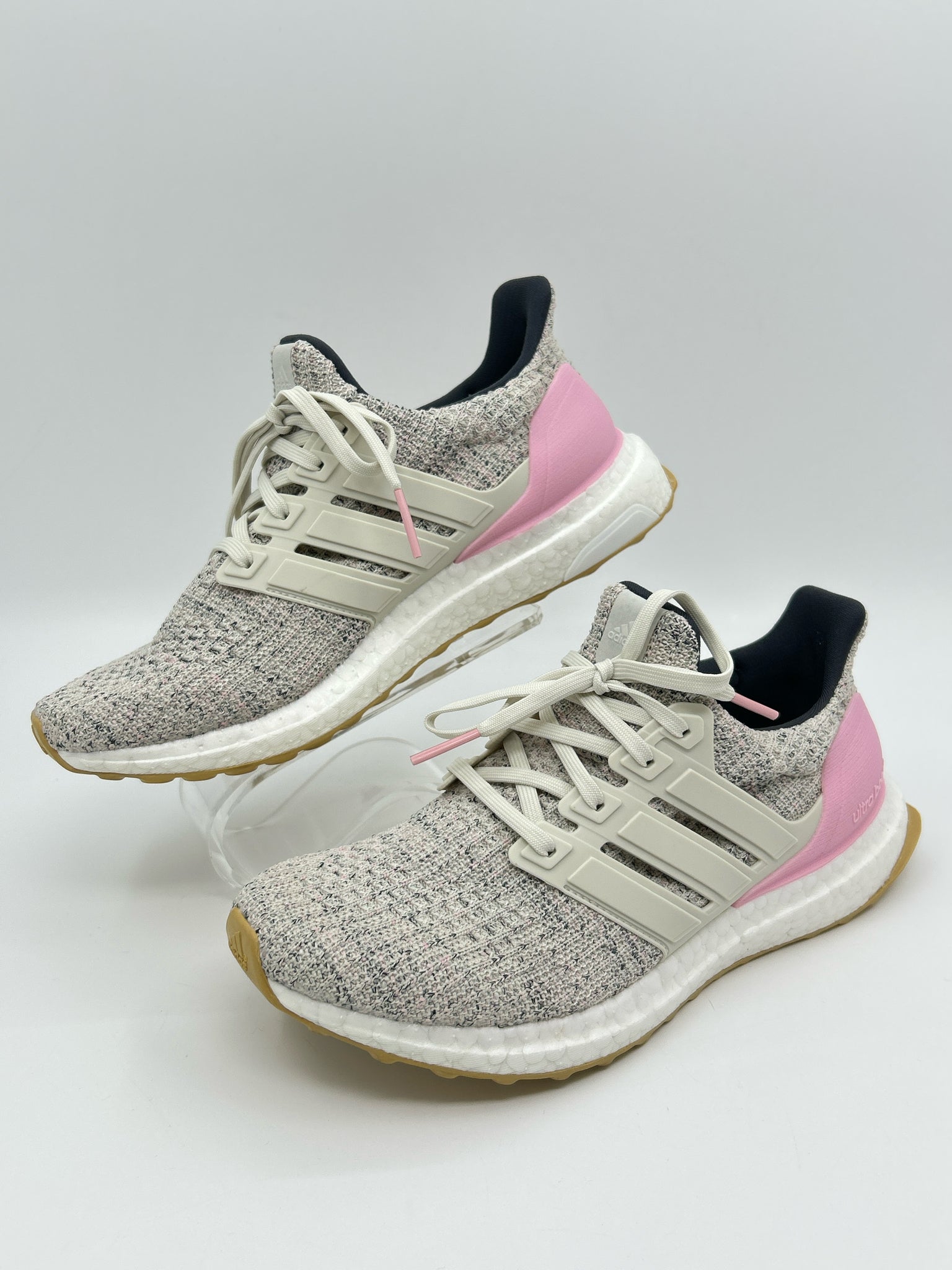 ADIDAS Size 6 BEIGE AND PINK Women Sneakers