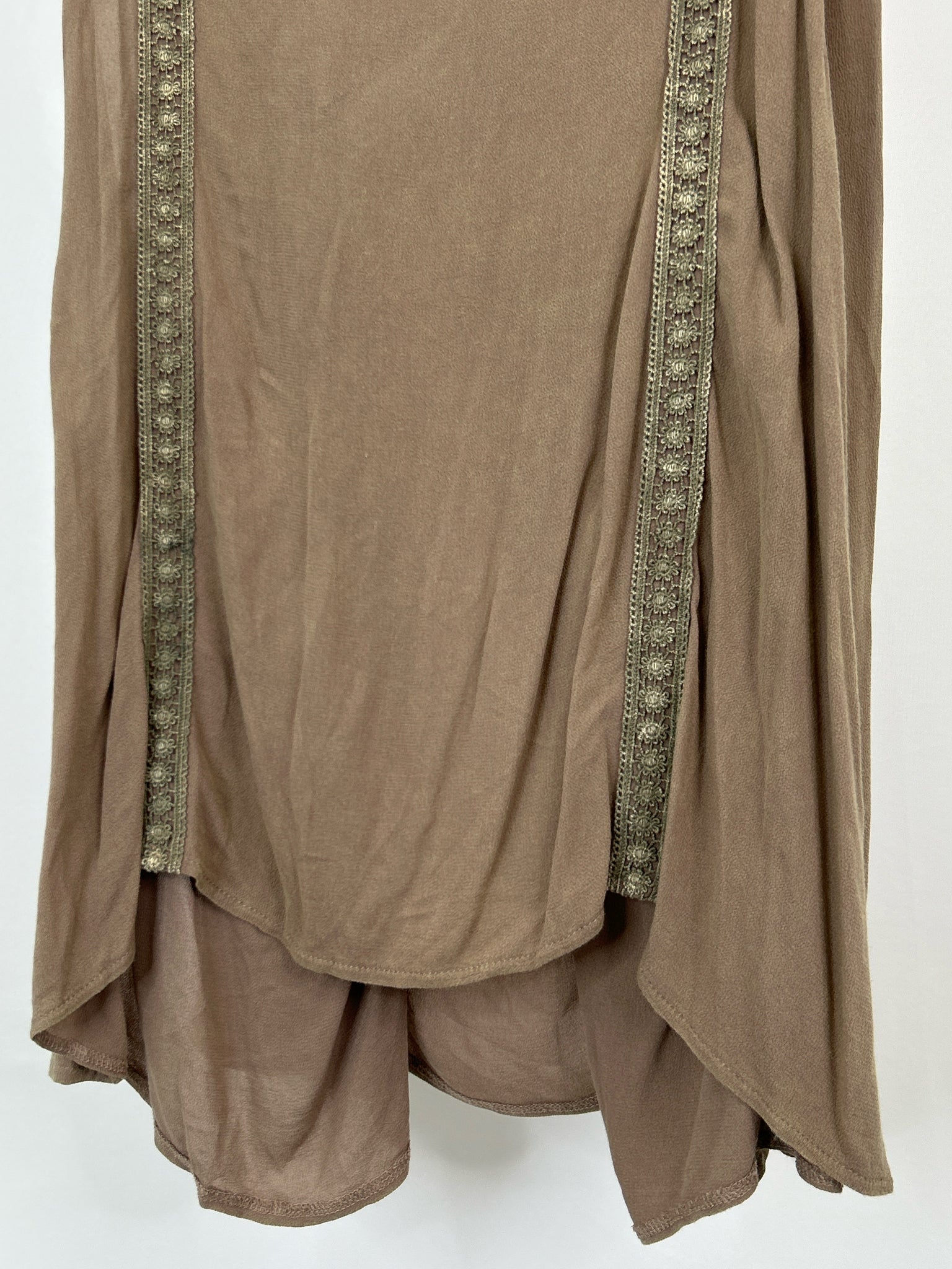 POL Size M Light Brown Women Tunic