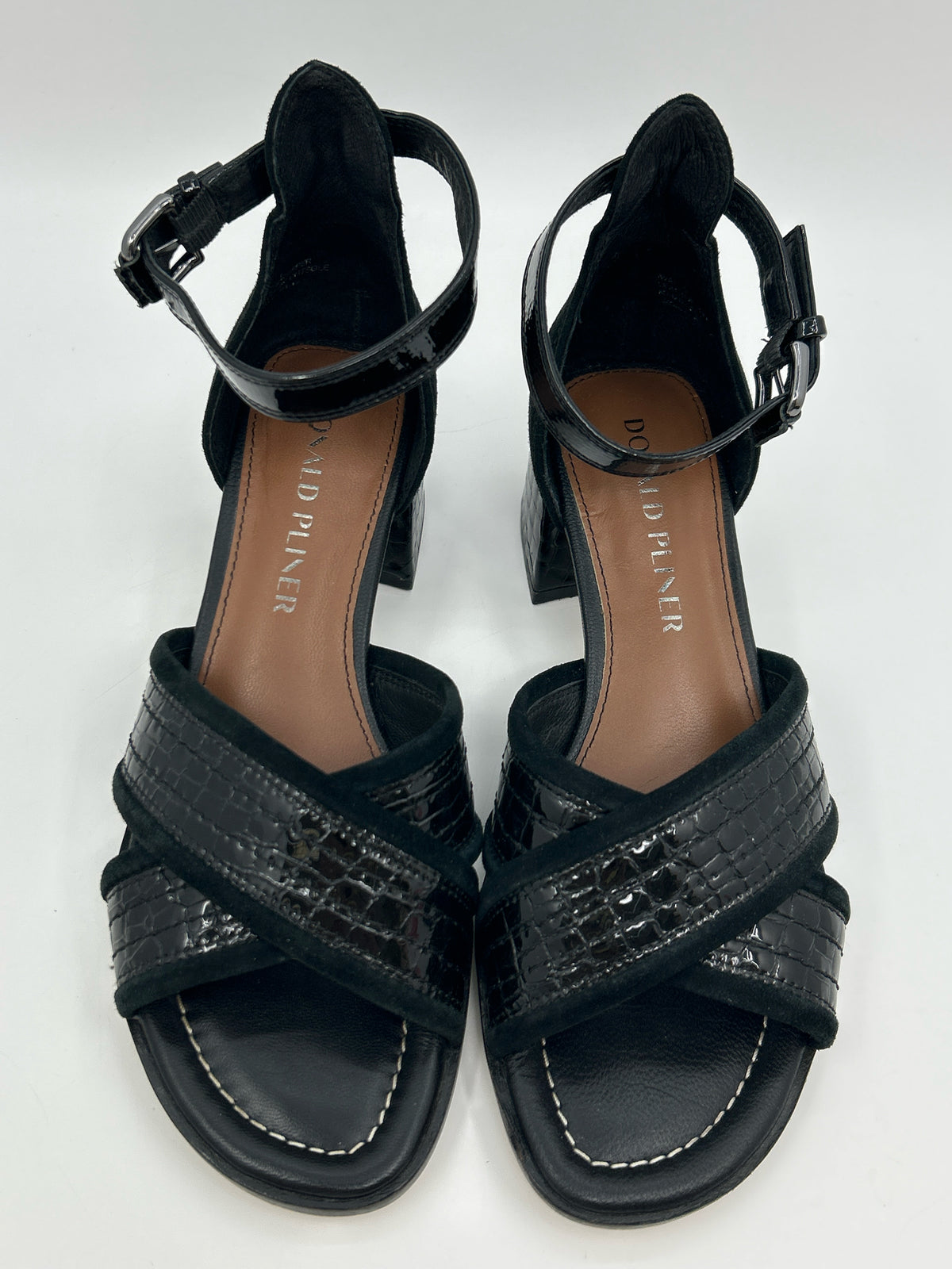 DONALD PLINER Size 6M Black Women Sandal