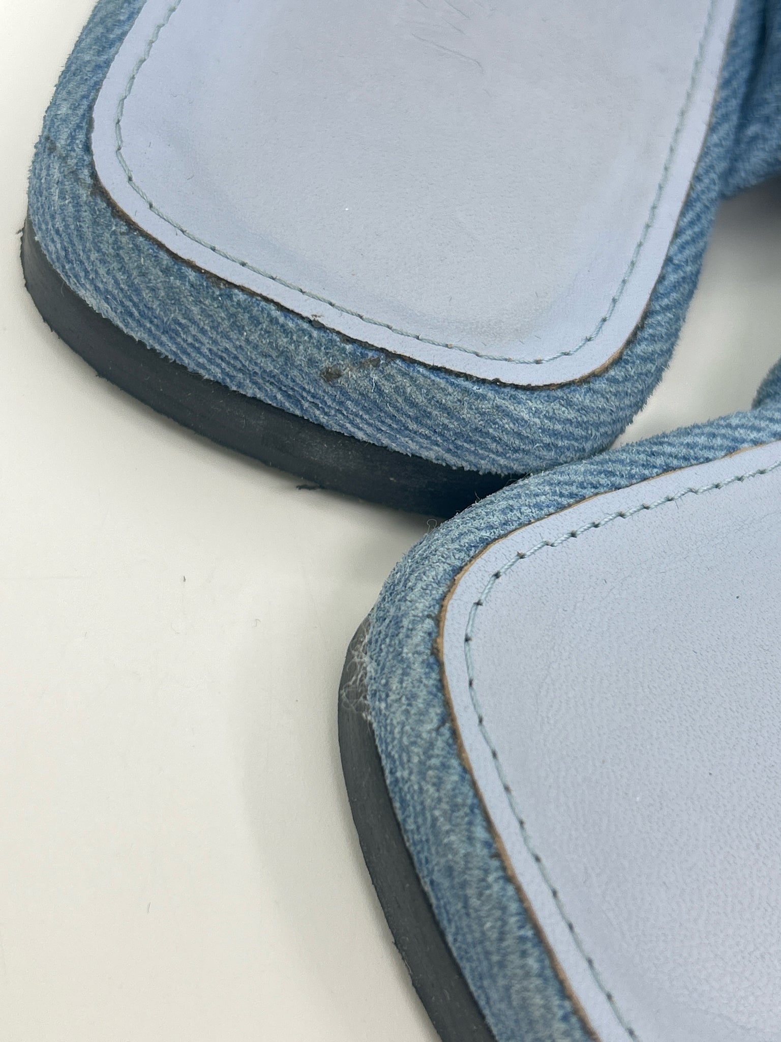 JW ANDERSON Size 38 BLUE DENIM Women Sandal
