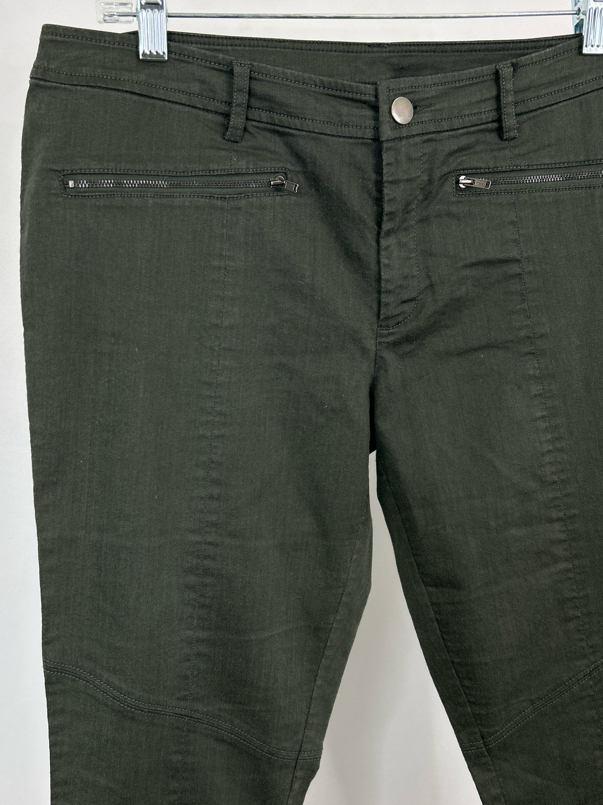 EILEEN FISHER Size 12 Deep Green Women jeans
