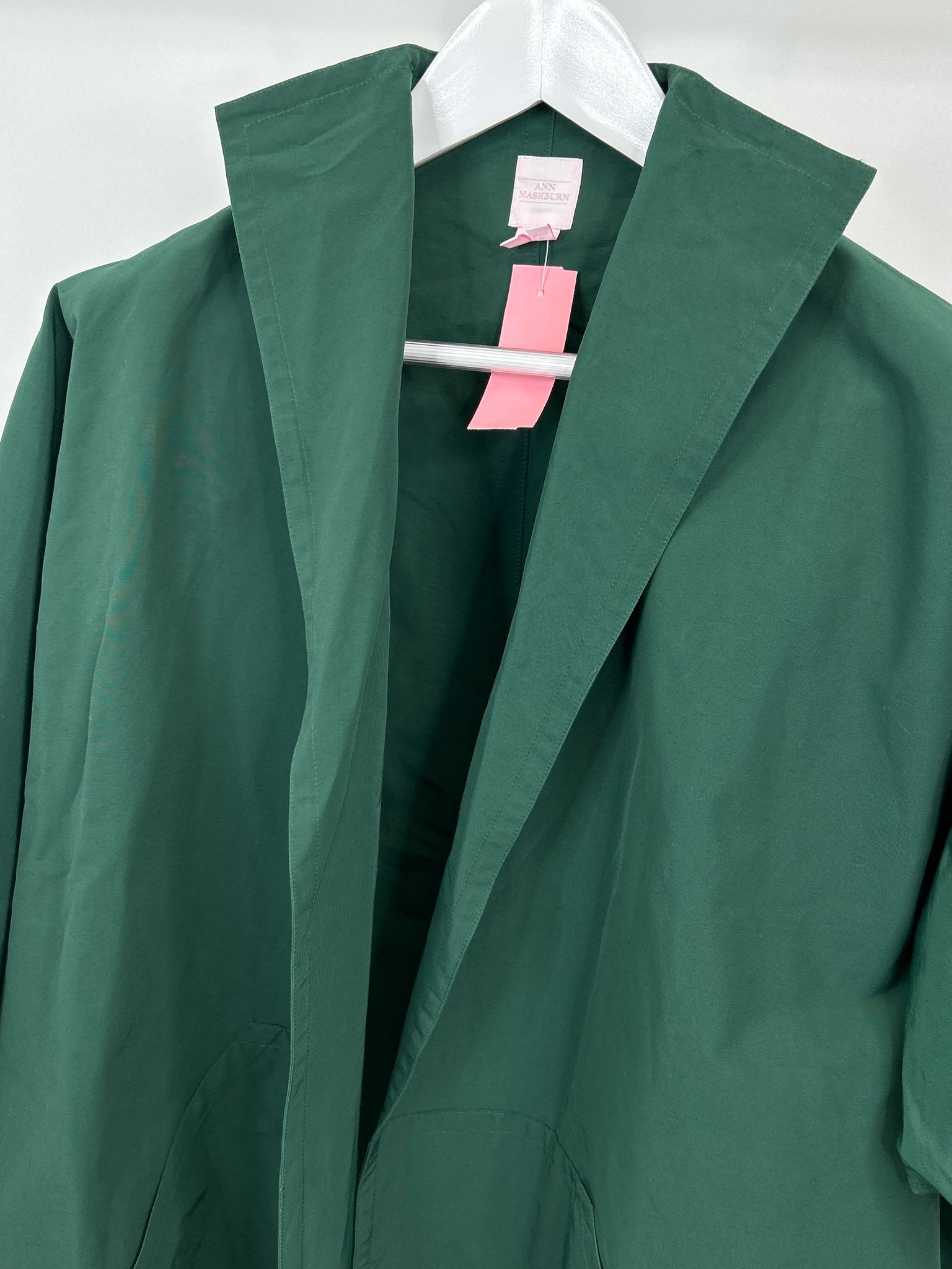 ANN MASHBURN Size M Green Women Jacket
