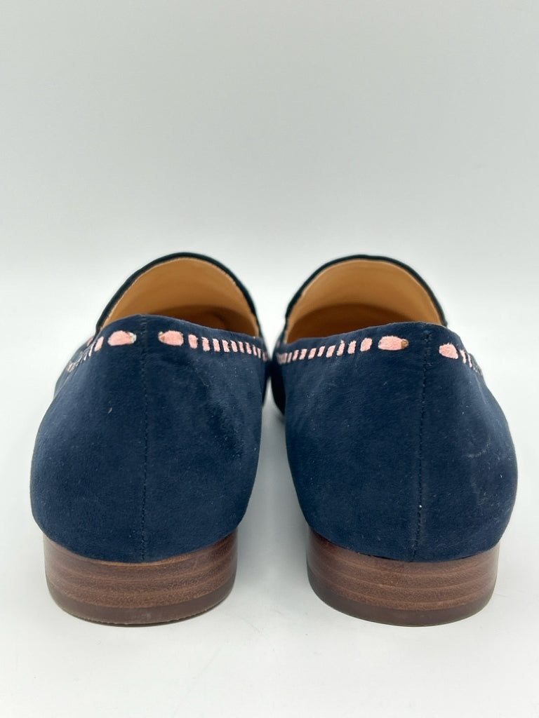 CROWN & IVY Size 10M Navy Colette Flats NWOB