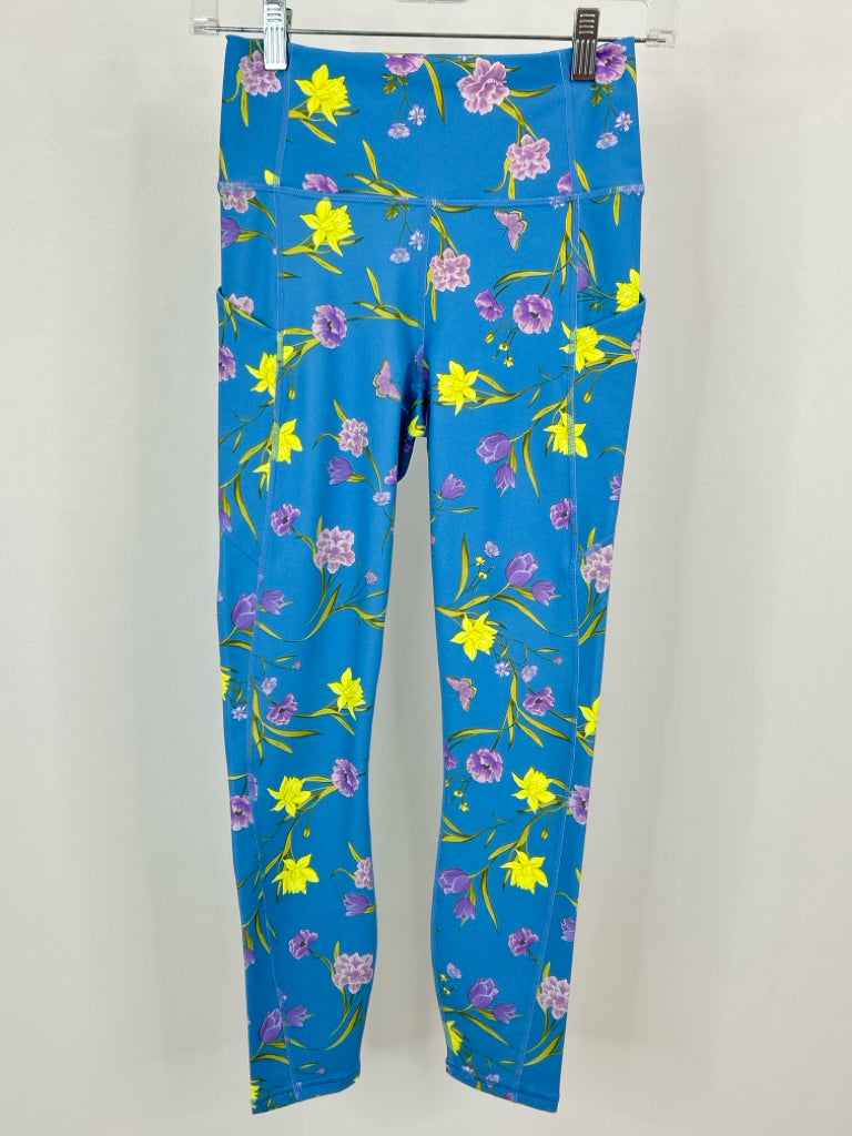 FABLETICS Size S Blue Print Women's Workout NWT