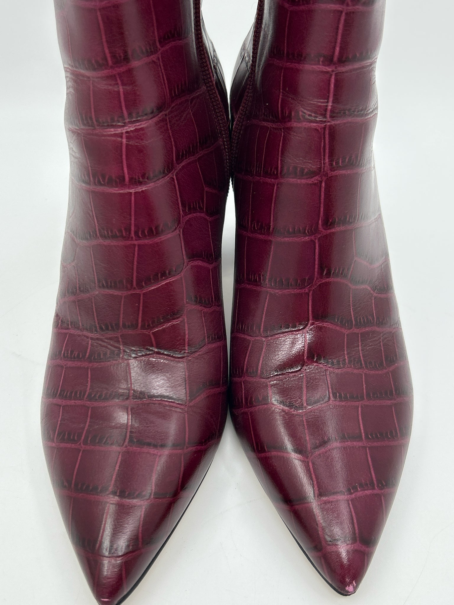 MARC FISHER Size 8.5M Burgundy Women Booties