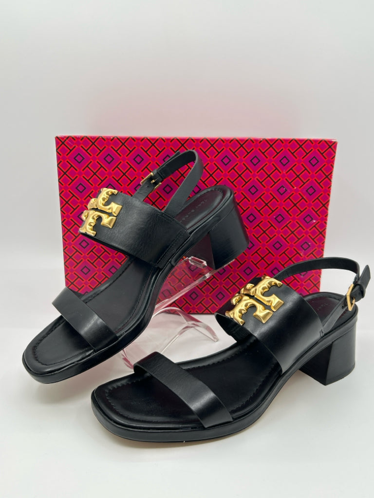 TORY BURCH Size 10M Black Women's Sandal