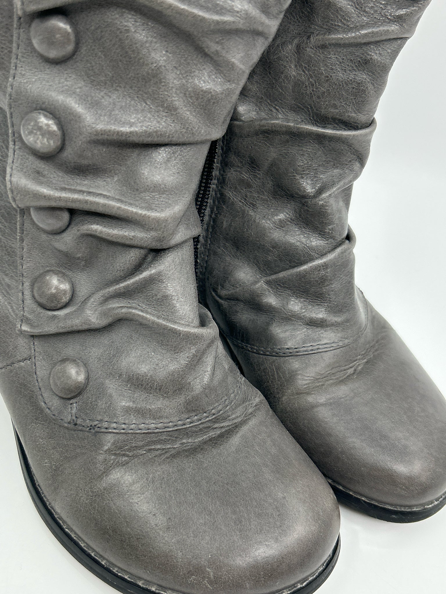 MIZ MOOZ Size 7M Grey Women Boots