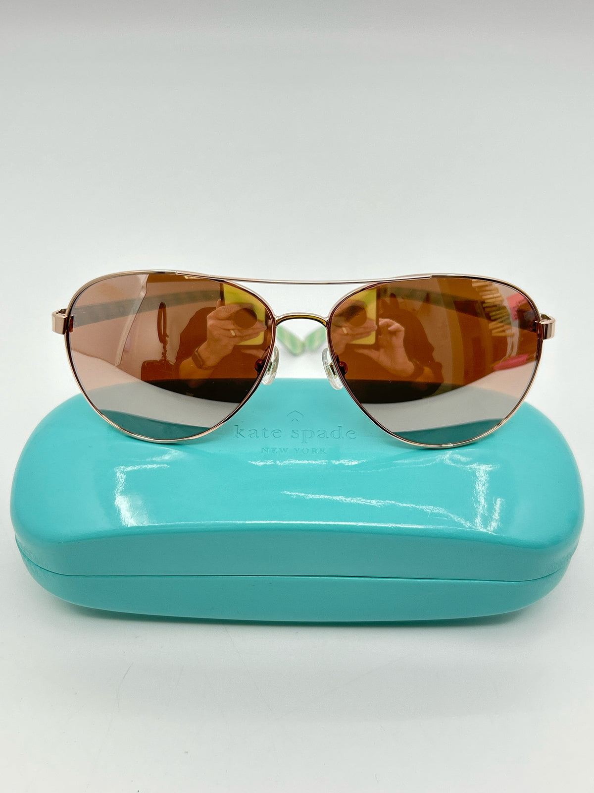 KATE SPADE Gold Sunglasses