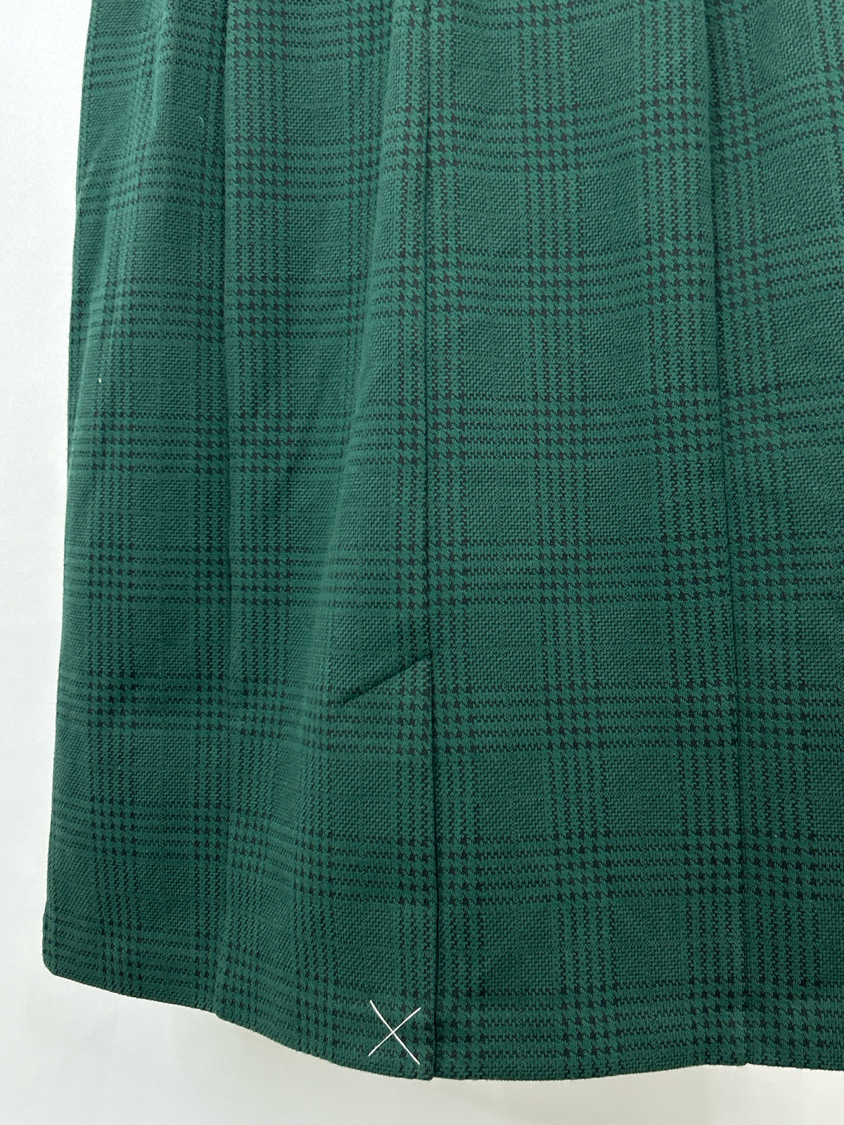 ANN TAYLOR Size 8 GREEN AND BLACK Women Dress