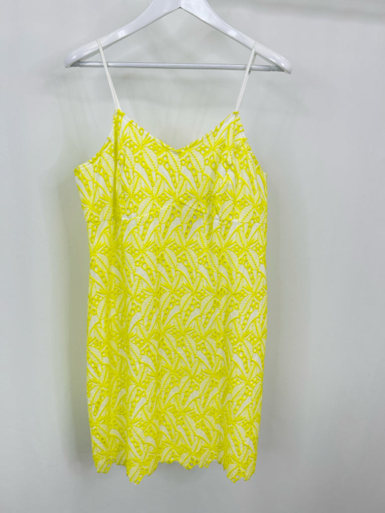 CROWN & IVY Women Size 16 Yellow Dress NWT