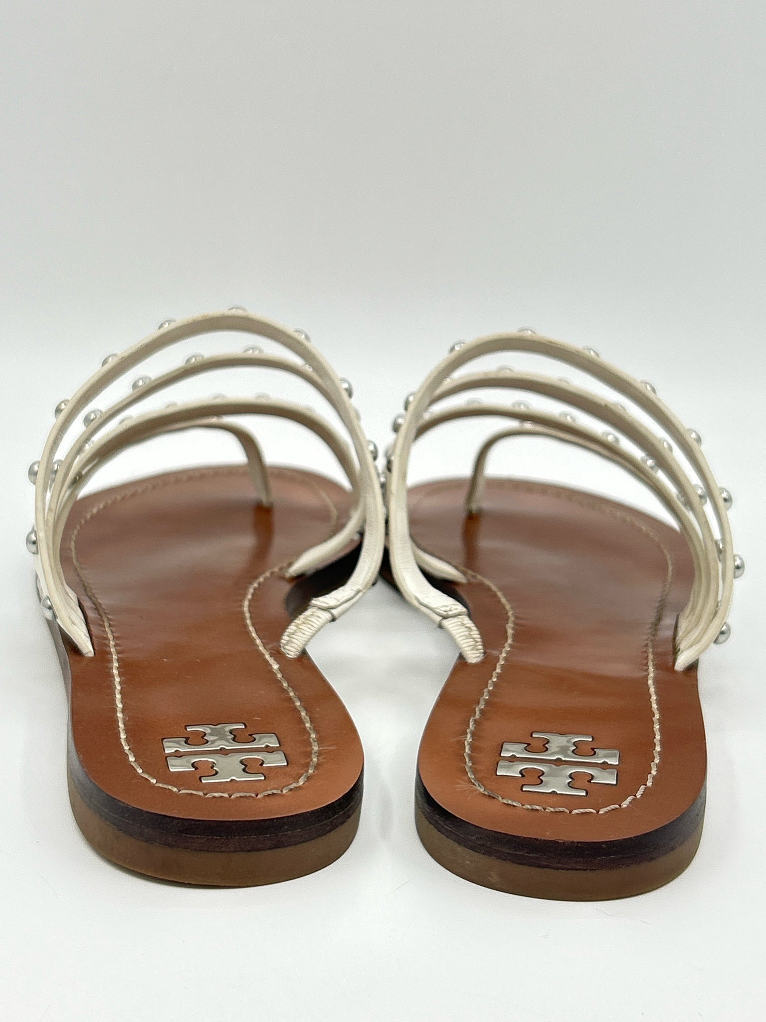 TORY BURCH Size 9M Ivory Women Sandal