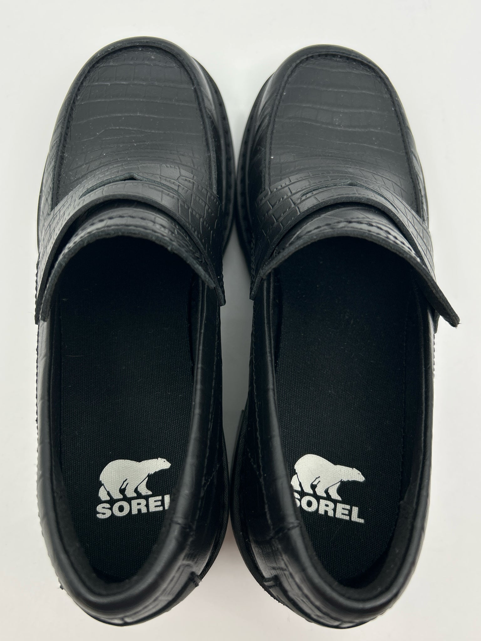 SOREL Size 7.5 Black Women Loafer