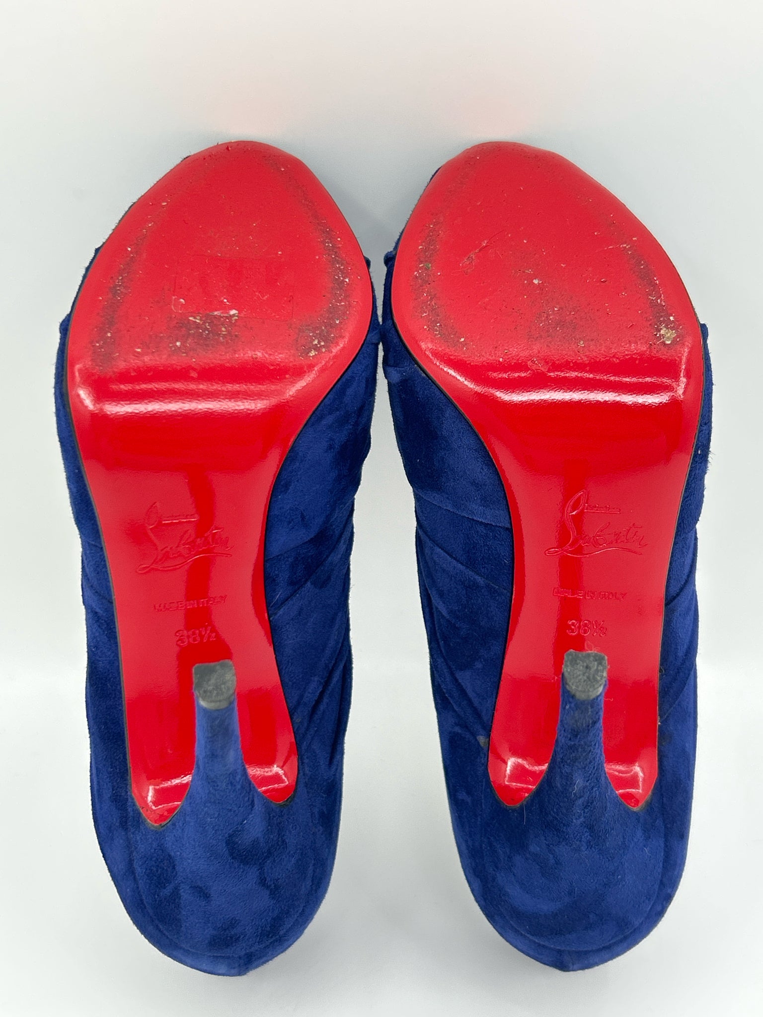 CHRISTIAN LOUBOUTIN Size 38.5 Royal Blue Women Pumps