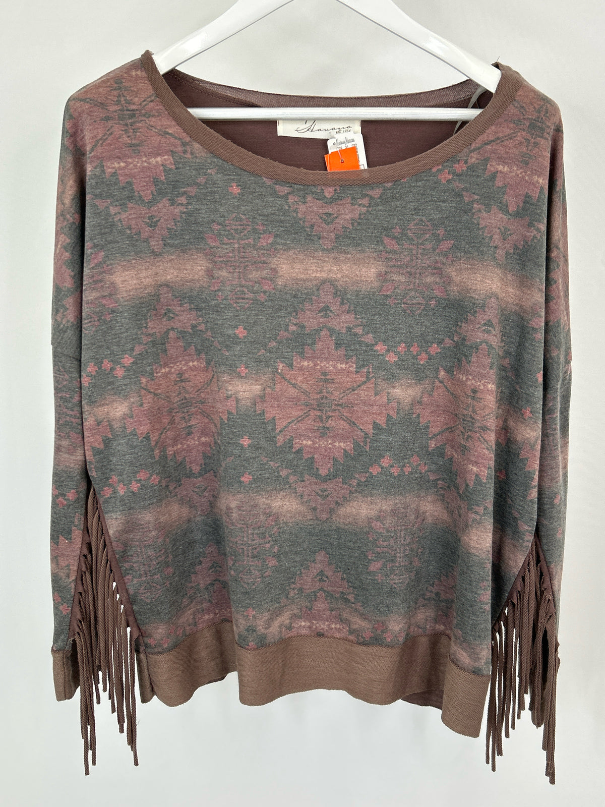 VINTAGE HAVANA Size S Grey and pink Women Top