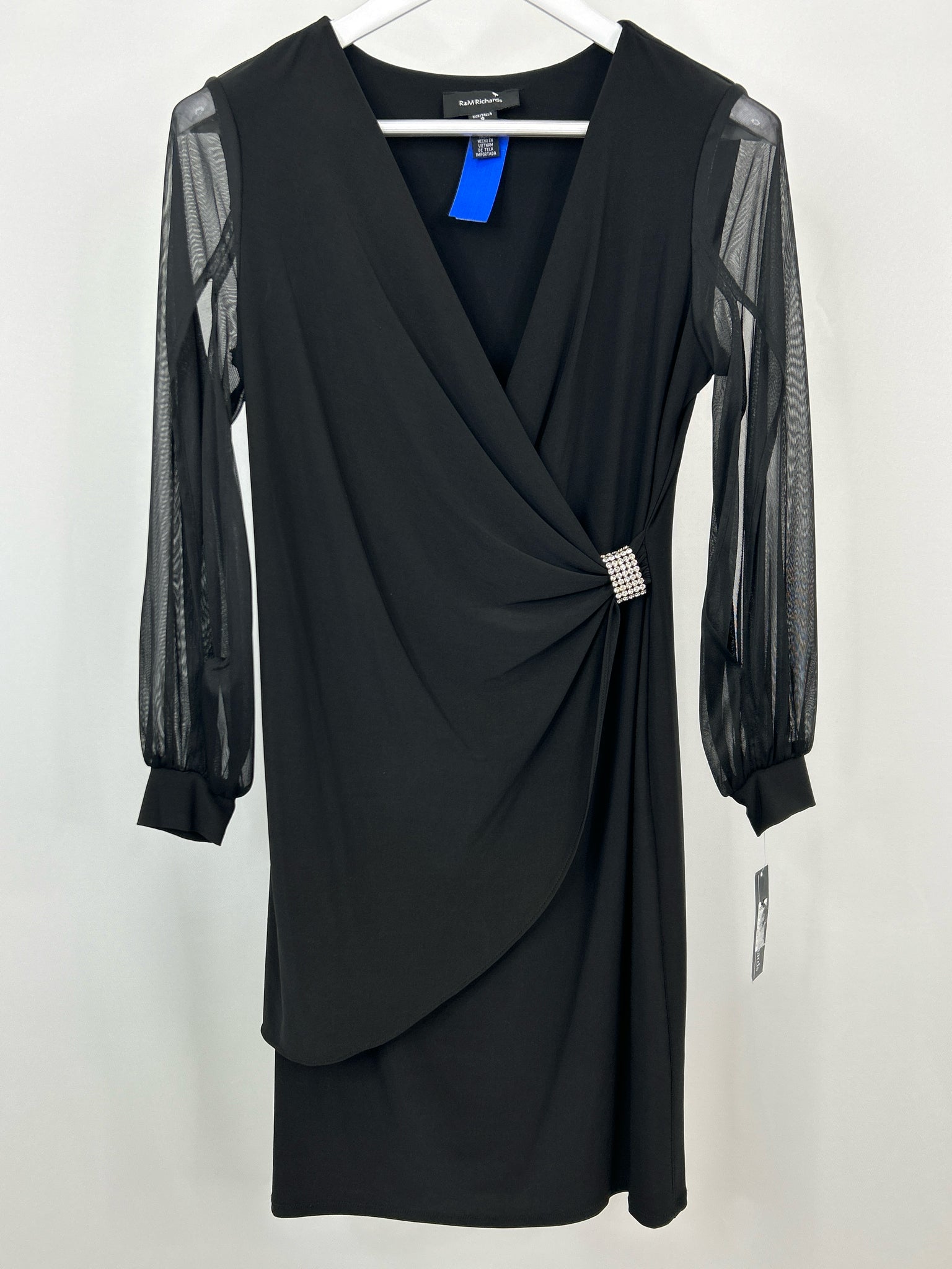 R&M RICHARDS Size 8 Black Women Dress