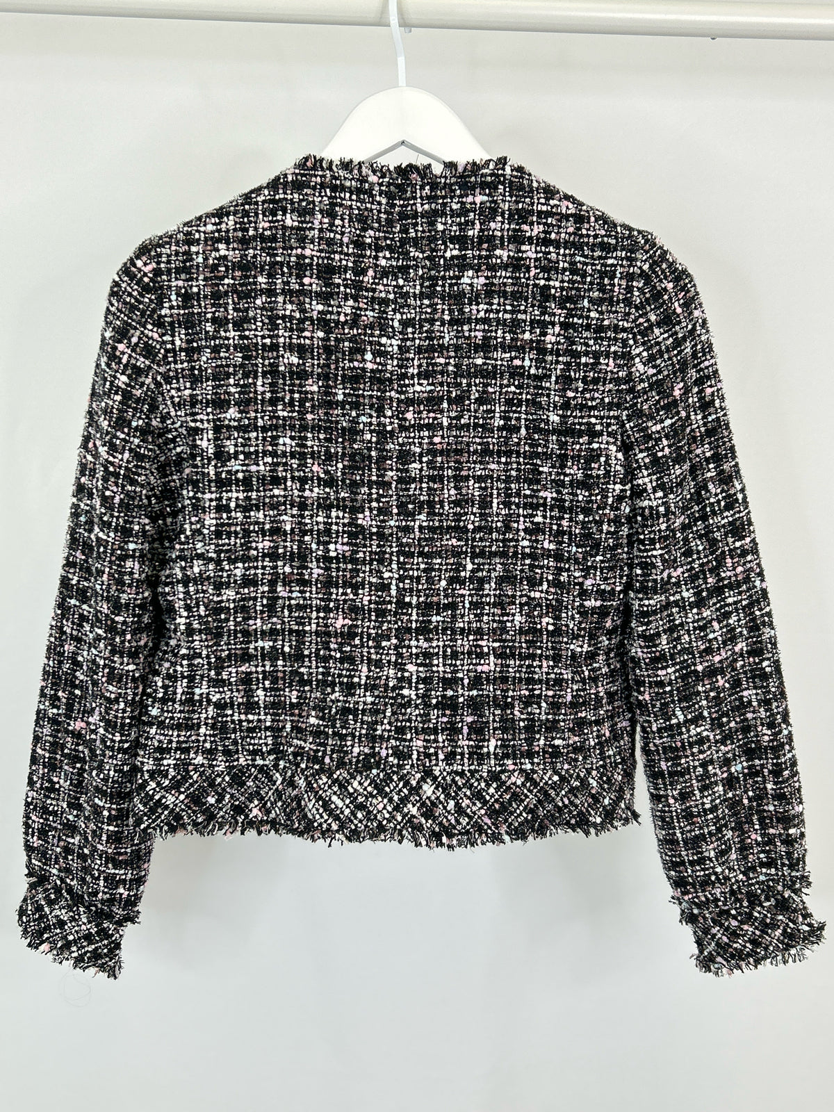 ANN TAYLOR Size 2 BLACK AND PINK Women Jacket