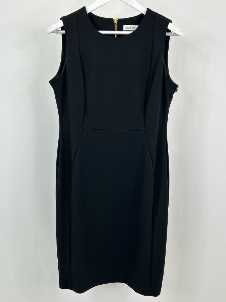 CALVIN KLEIN Size 12 Black Women's Dress