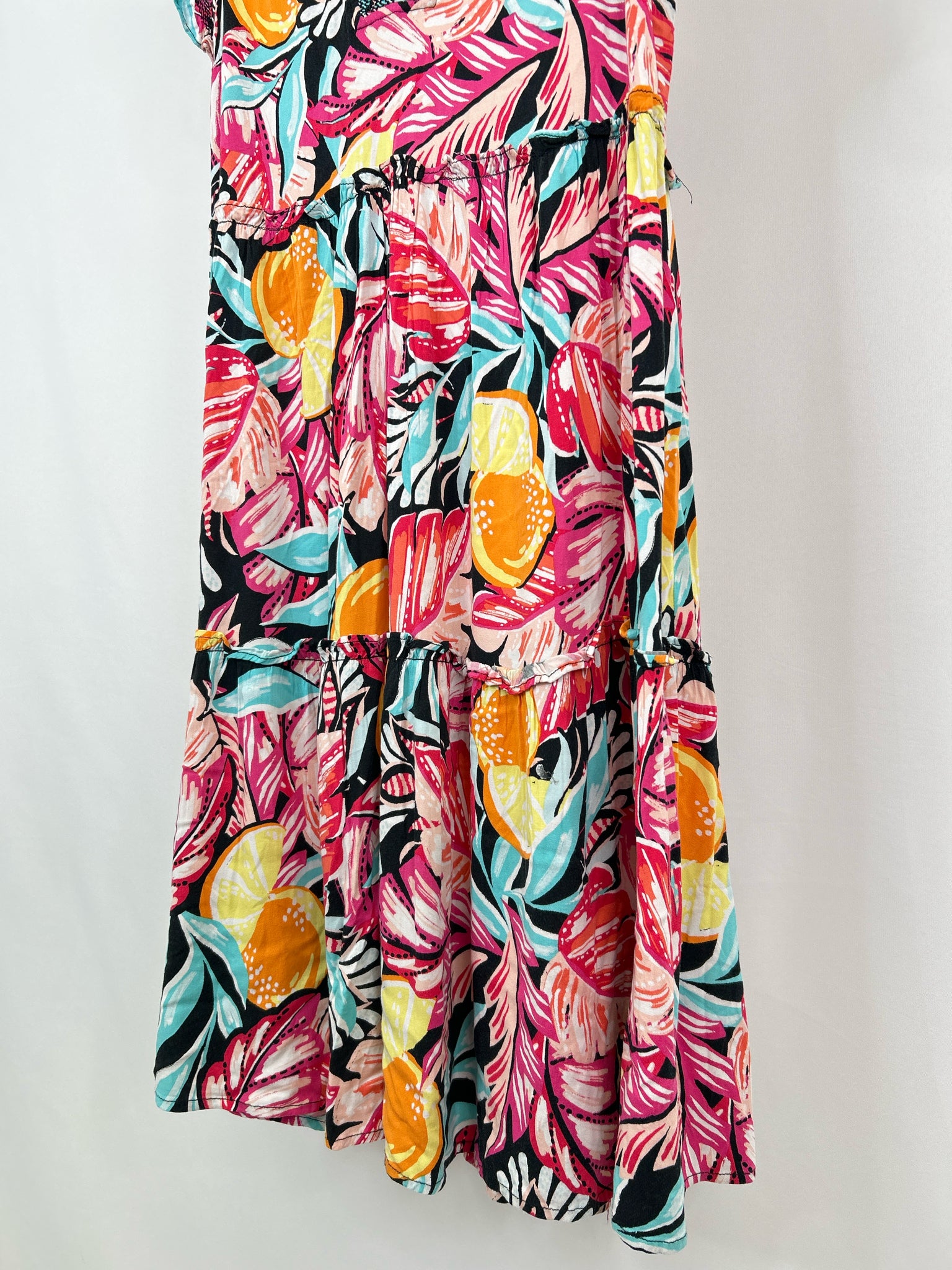 CROWN & IVY Size M Pink Print Women Dress