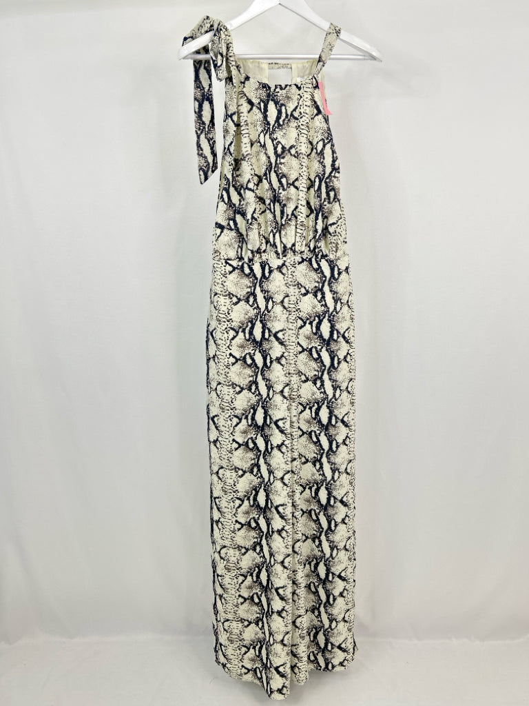 ENDLESS ROSE Size M IVORY AND BLACK Women's Jumpsuit