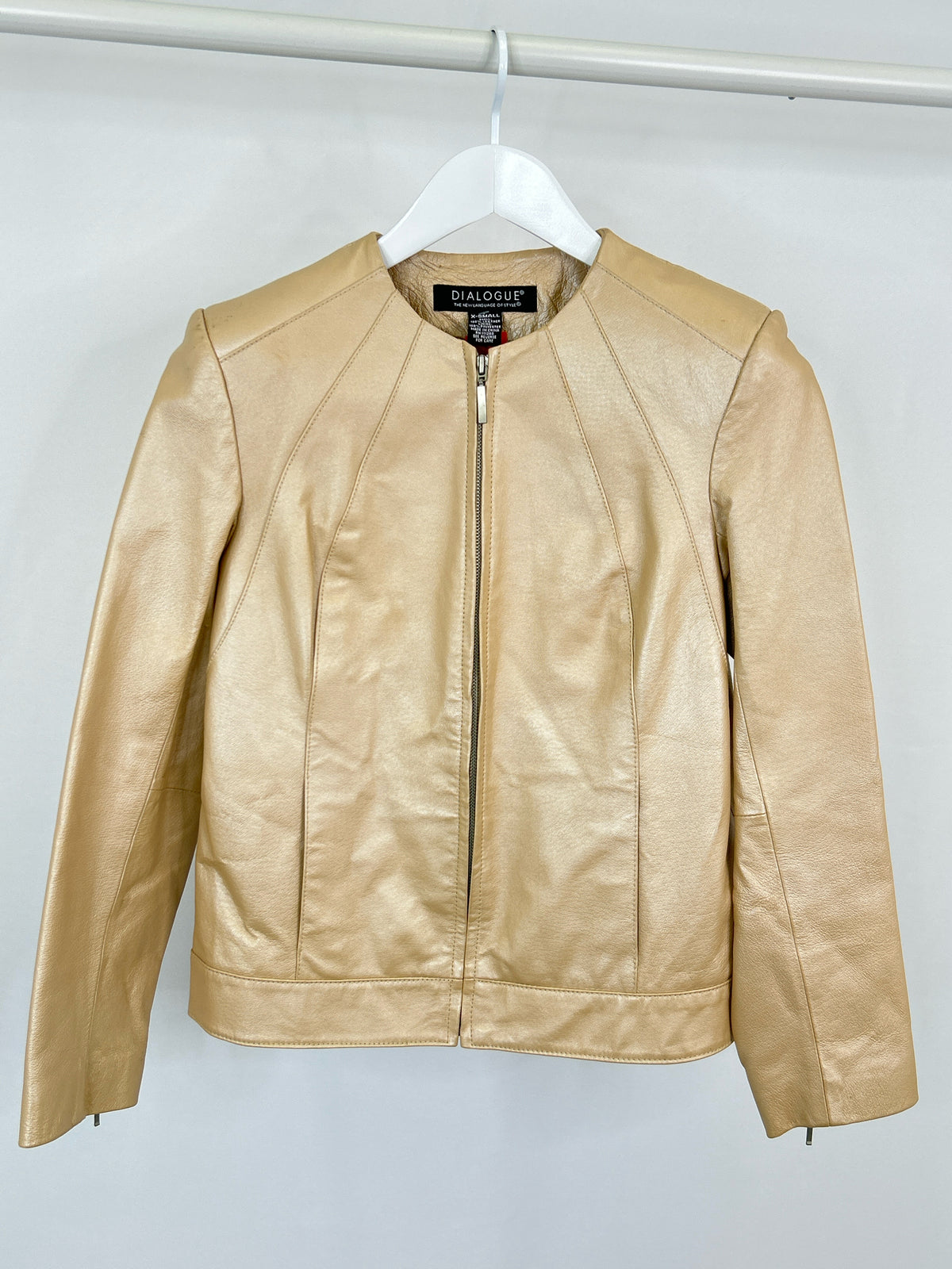 DIALOGUE Size XS Beige Women Jacket