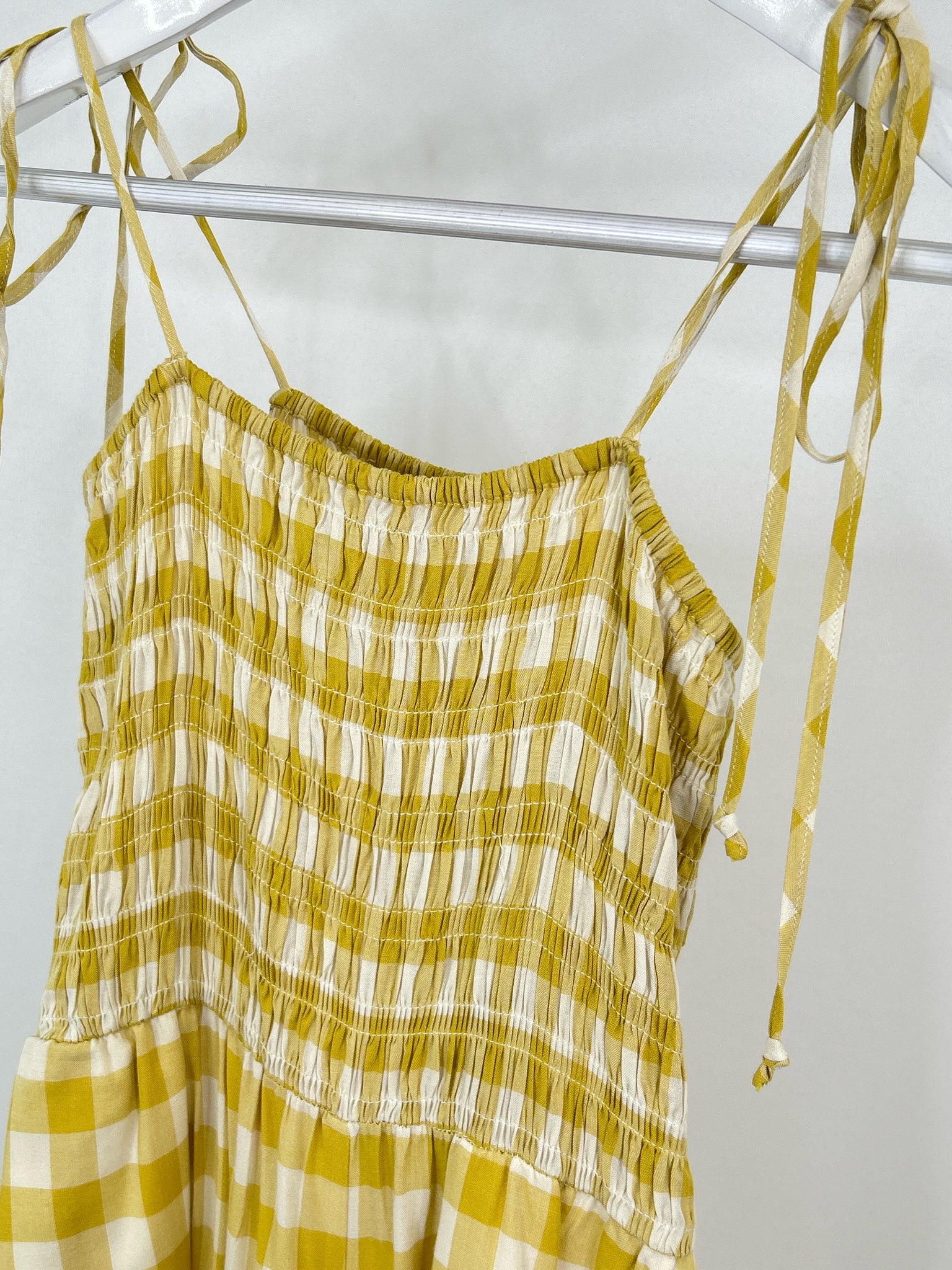 BCBGeneration NWT Size M Yellow Print Women Jumpsuit