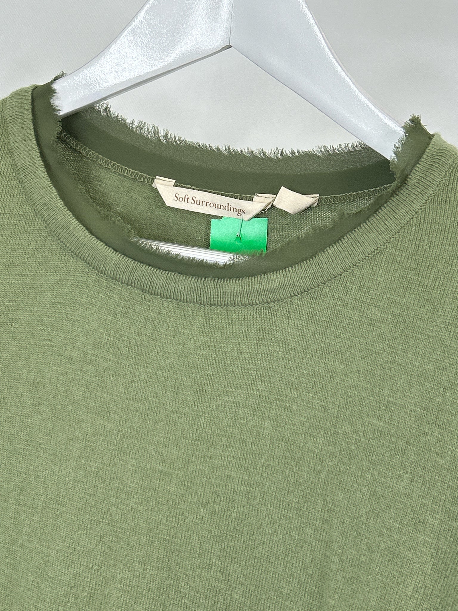 SOFT SURROUNDINGS Size PM Green Women Sweater