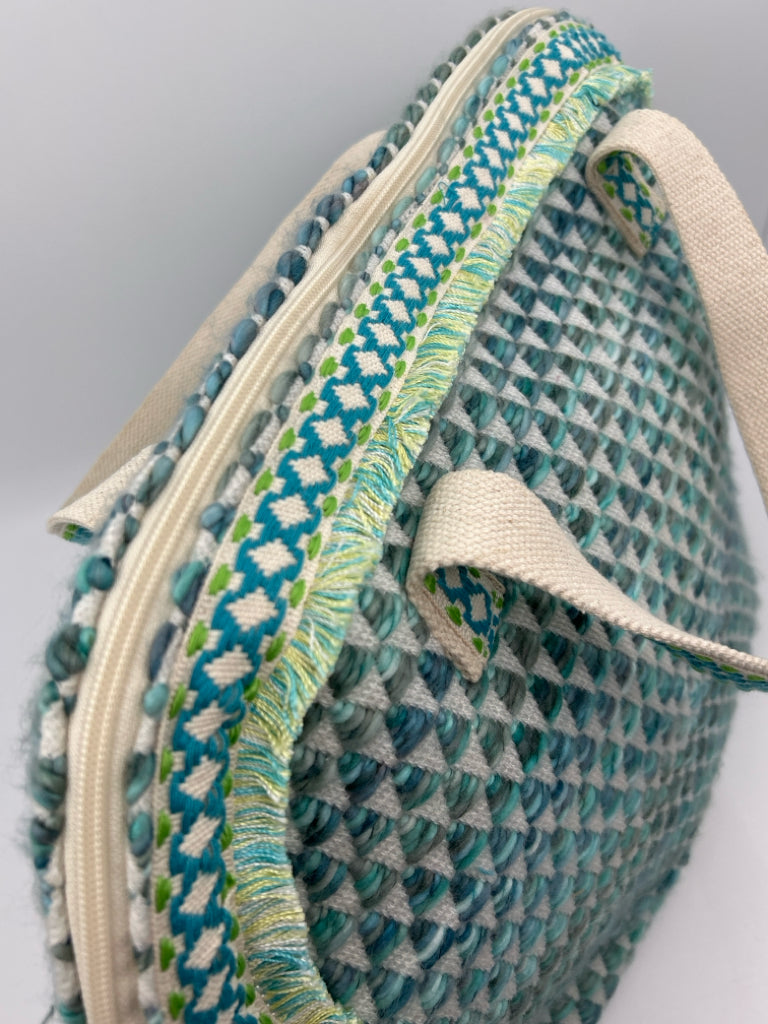Jane Marie BLUE AND GREEN Women's Tote