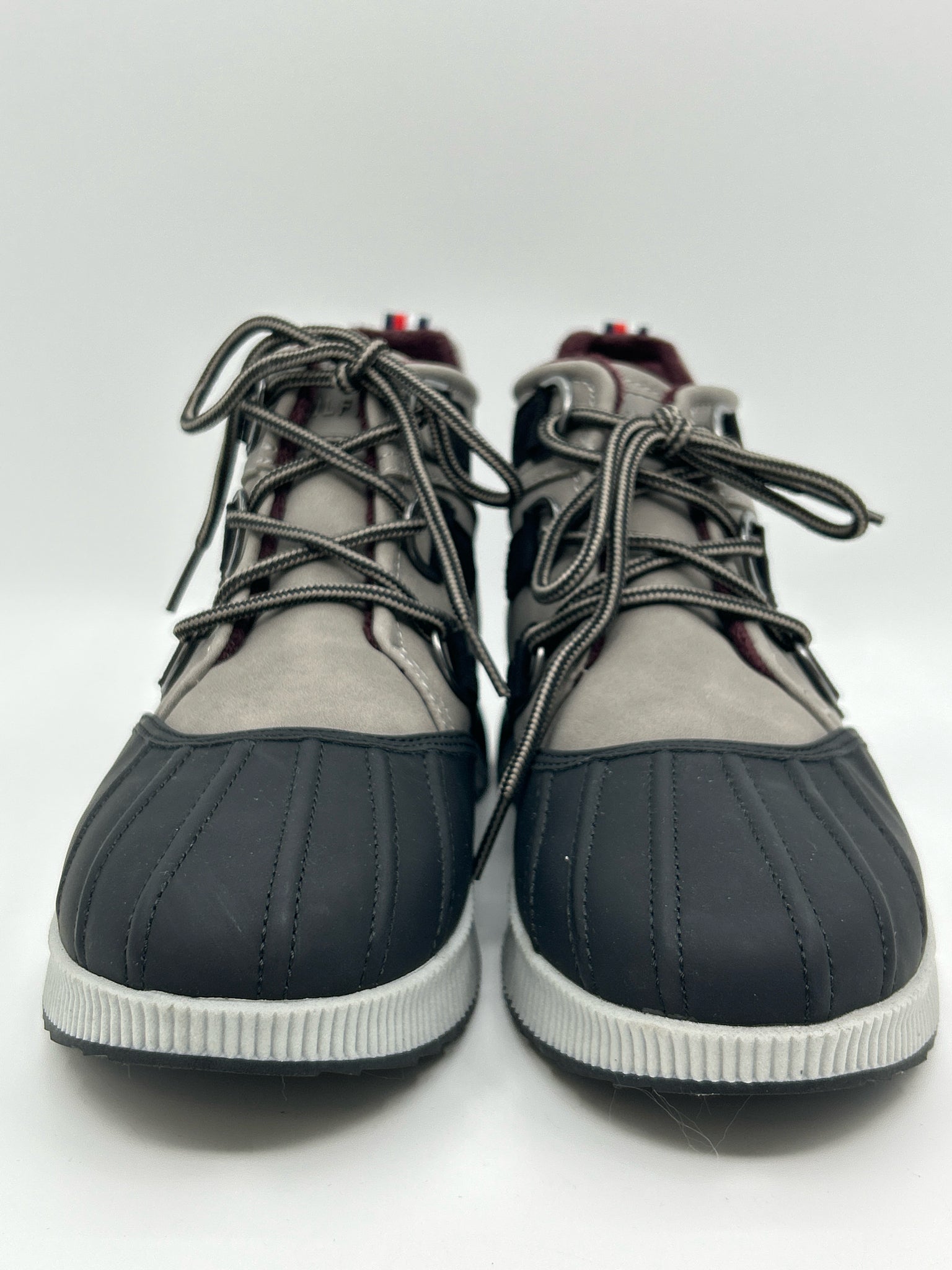 TOMMY HILFIGER Size 8.5 GRAY AND BLACK Women Booties