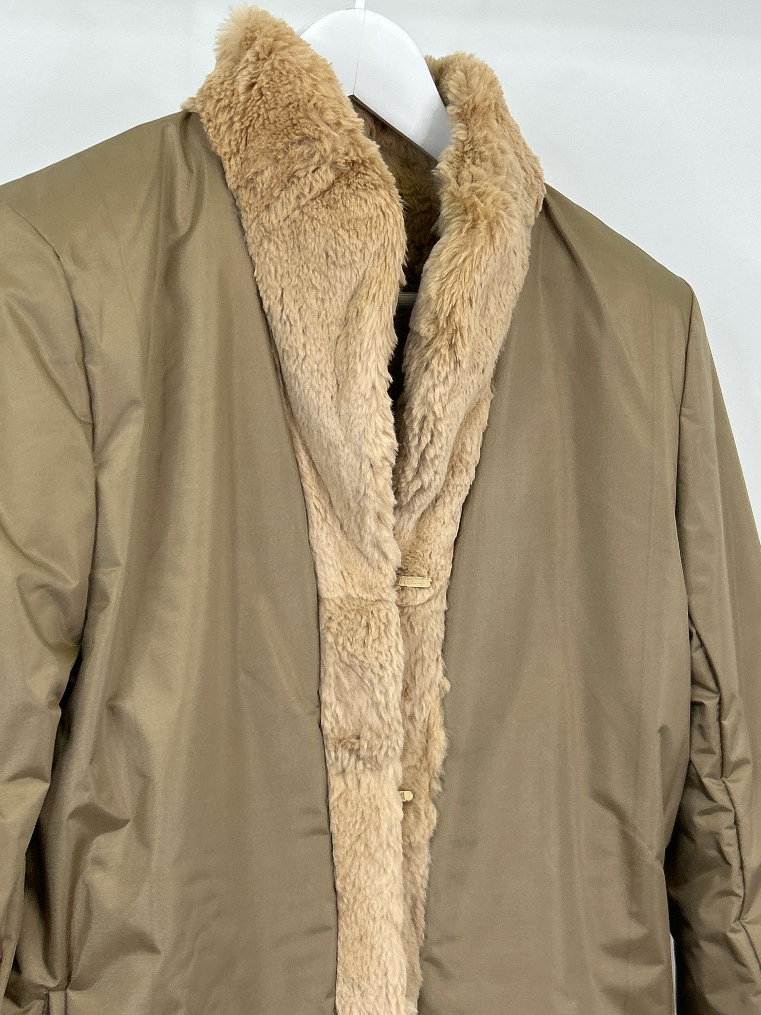 NO BRAND Size L Light Brown Women Coat