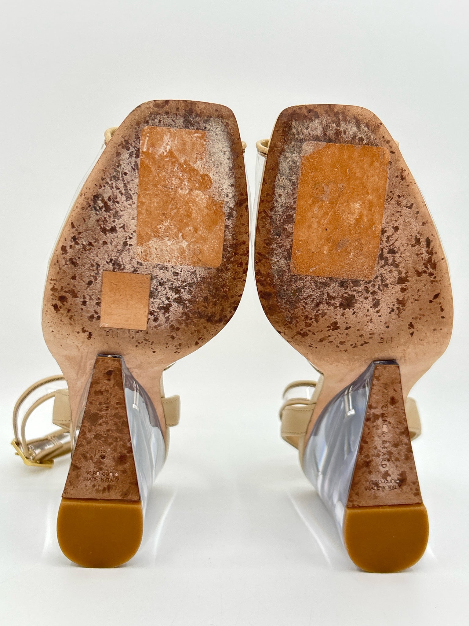 VERONICA BEARD Size 9M Clear and Nude Women Sandal