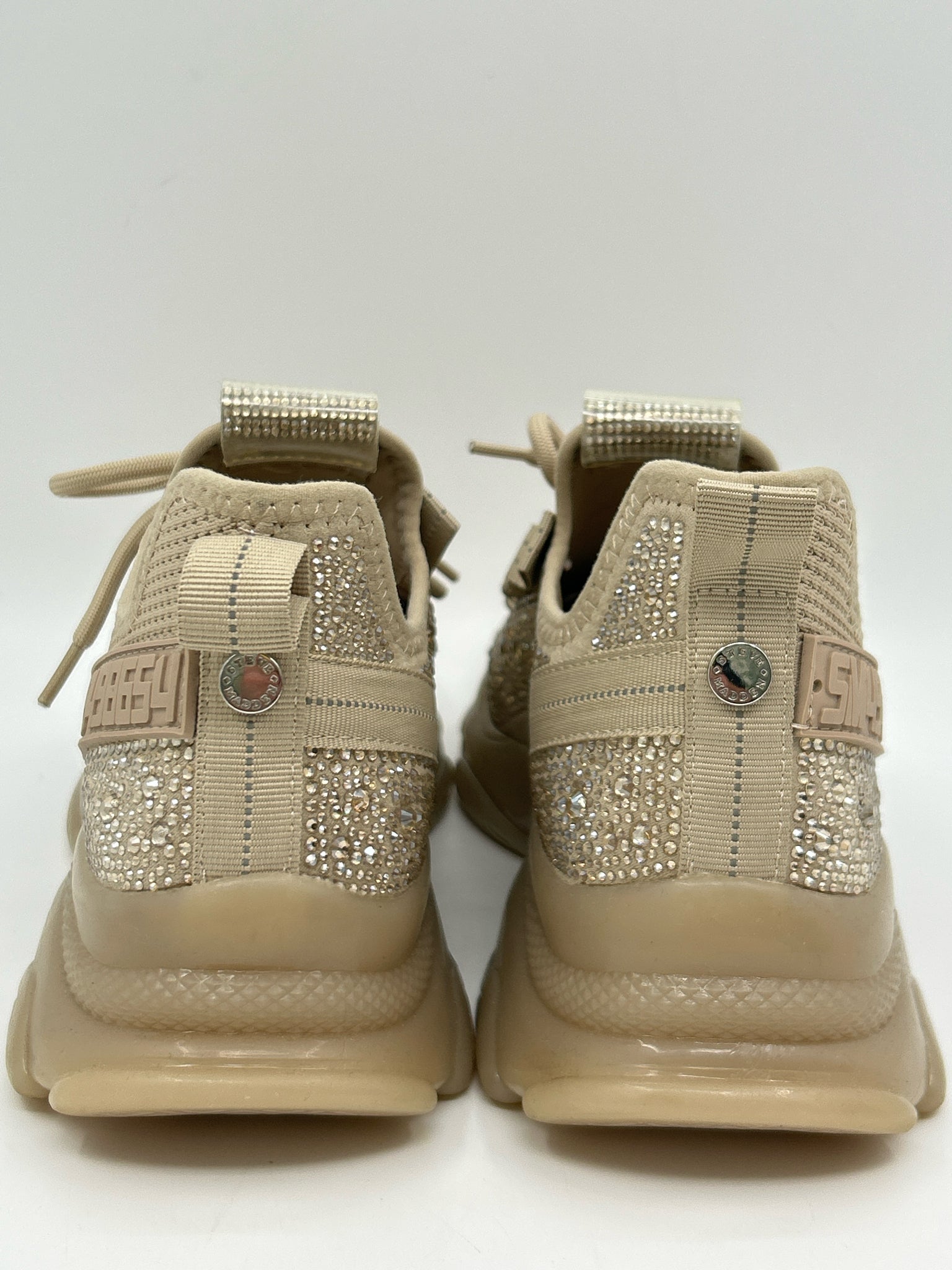 STEVE MADDEN Size 9.5M Light Brown Women Sneakers
