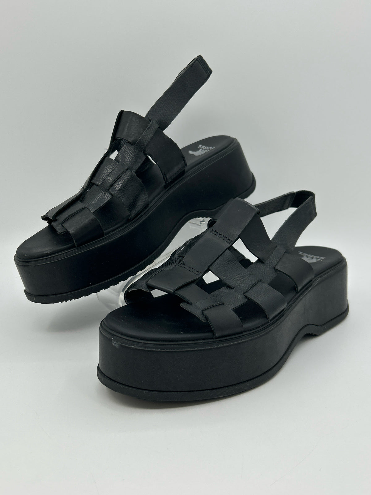 SOREL Size 9.5 Black Women Sandal