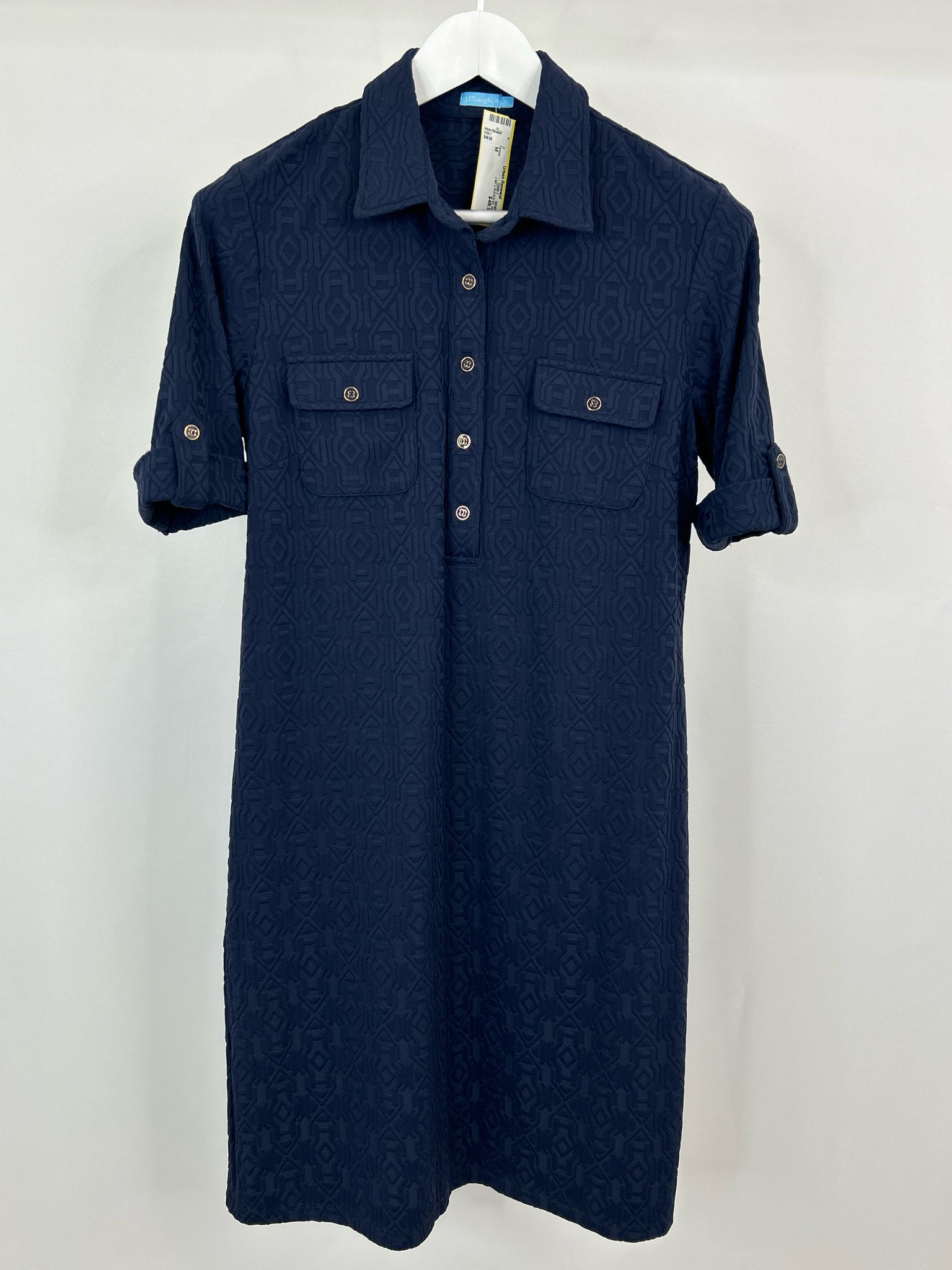 J MCLAUGHLIN Size M Navy Women Dress