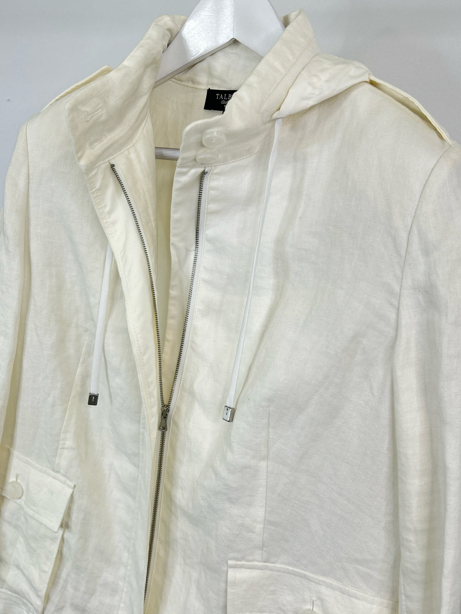 TALBOTS Size 16P White Women Jacket
