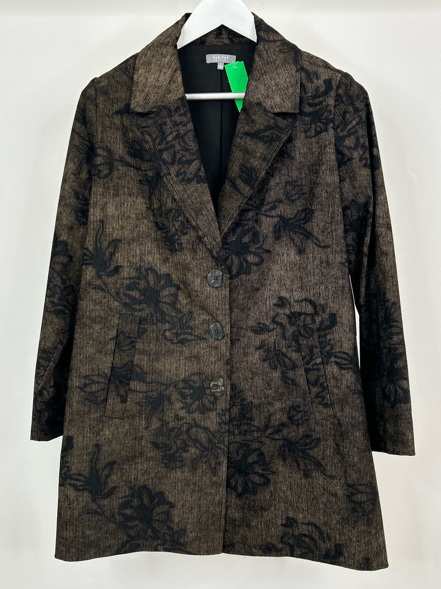 HABITAT Size S Brown Print Women Coat