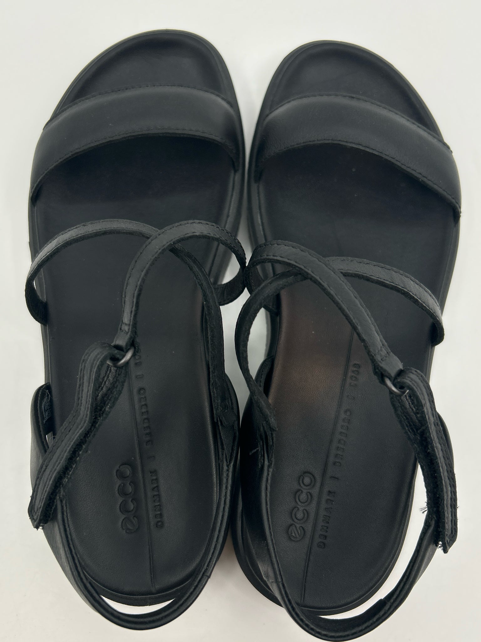ECCO Size 37/6 Black Women Sandal