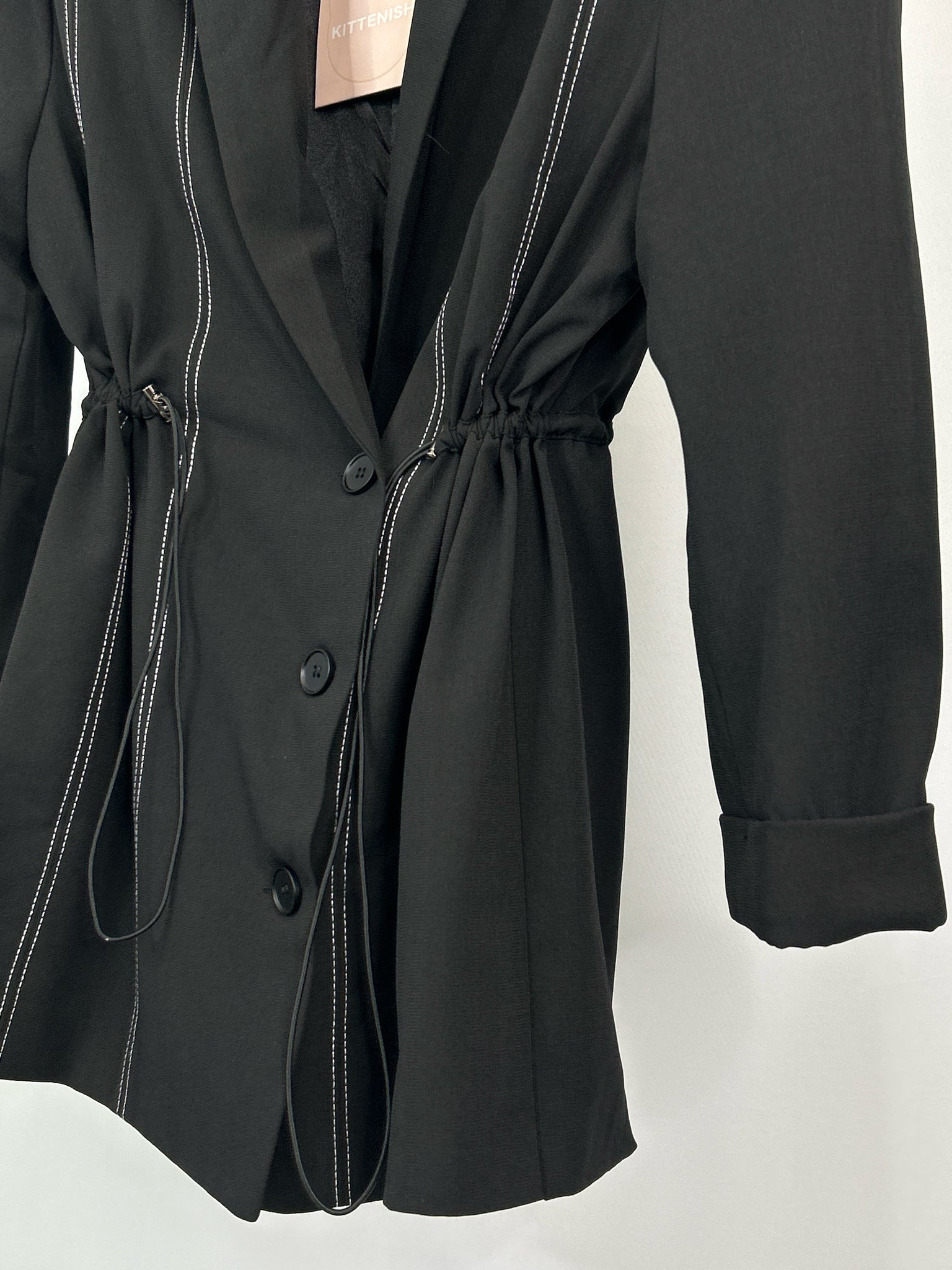 KITTENISH NWT Size XS Black Women 2-Piece w/Pants NWT