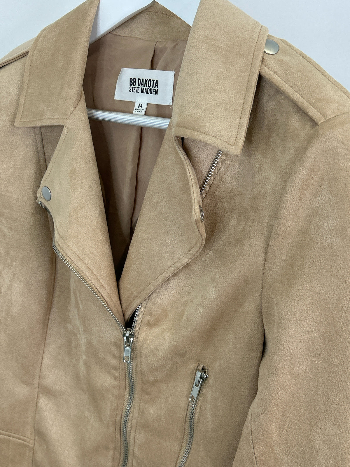 BB DAKOTA Steve Madden Size M Beige Women Jacket NWT