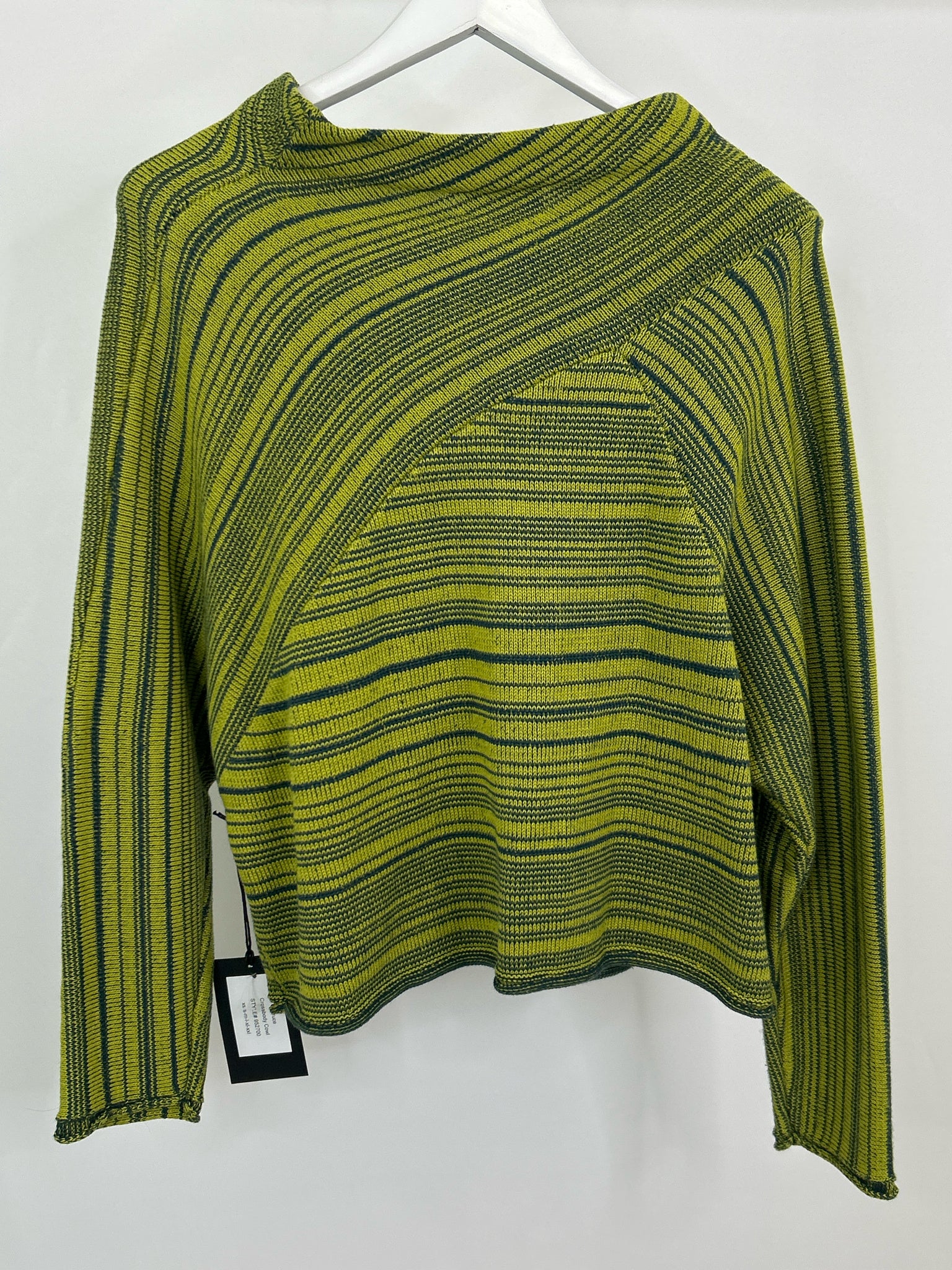 OLIVIA BY HABITAT CLOTHES Size S Green and Blue Women Sweater NWT