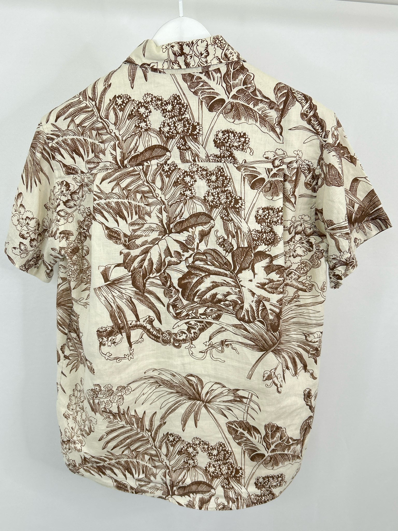 COS Size 2 Brown Print Women Blouse