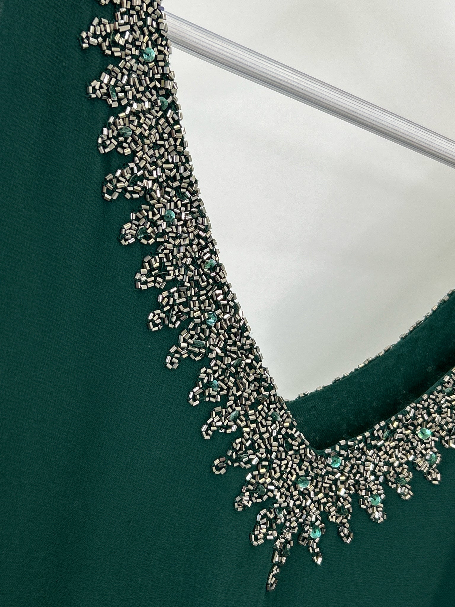 JKARA Size 16 Hunter Green Women Dress