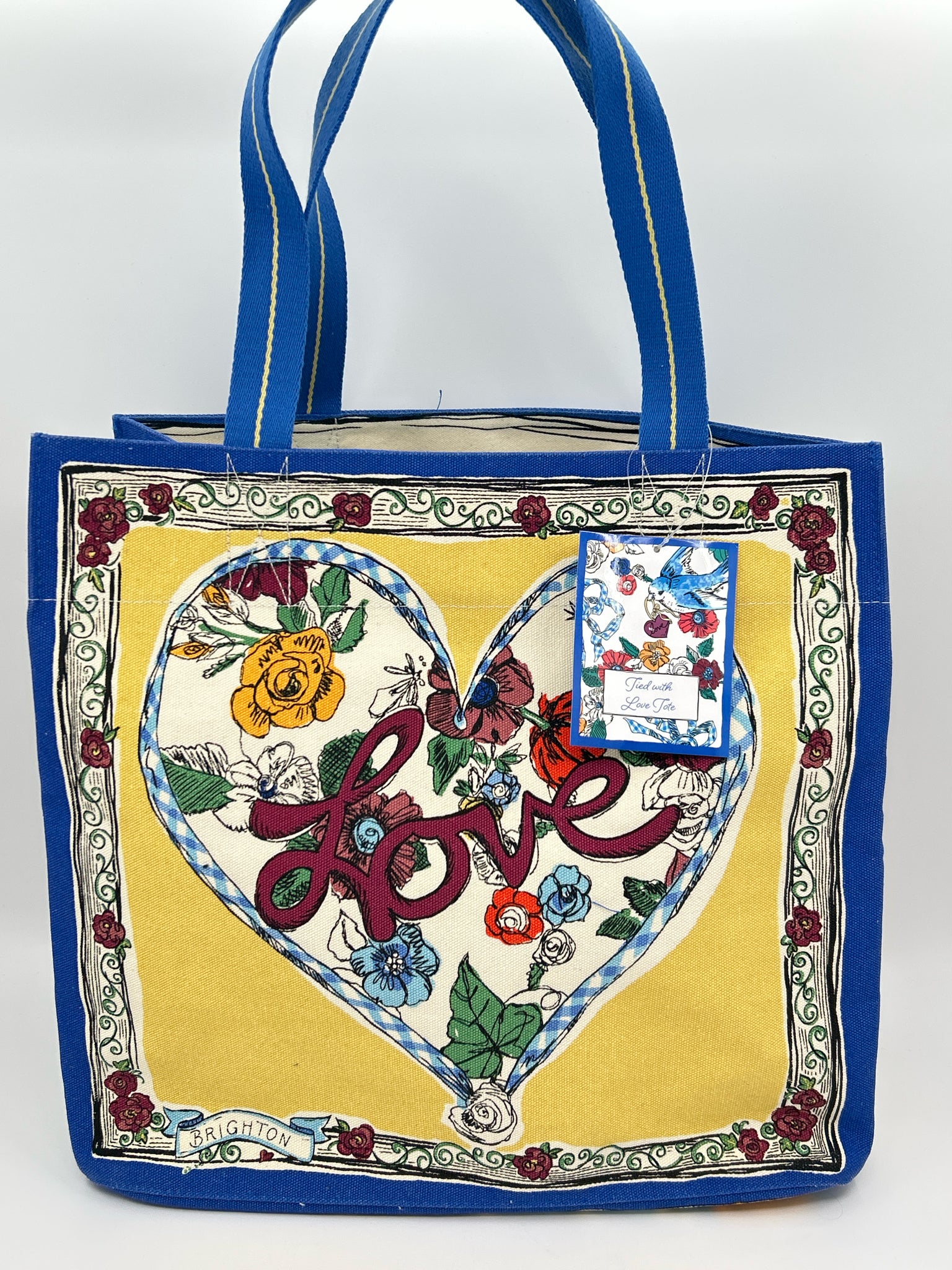 BRIGHTON NWT Yellow and blue Women Tote